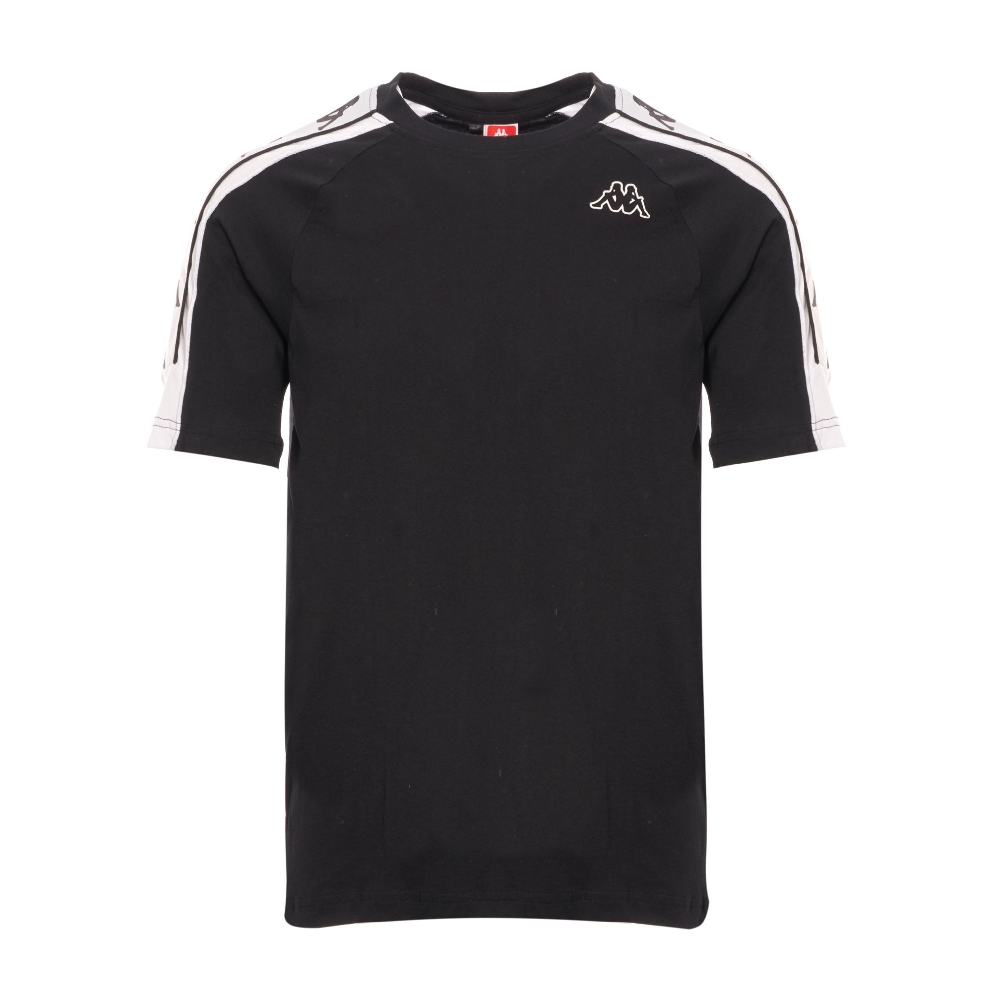 Kappa Banda Taped T-Shirt - Black & White
