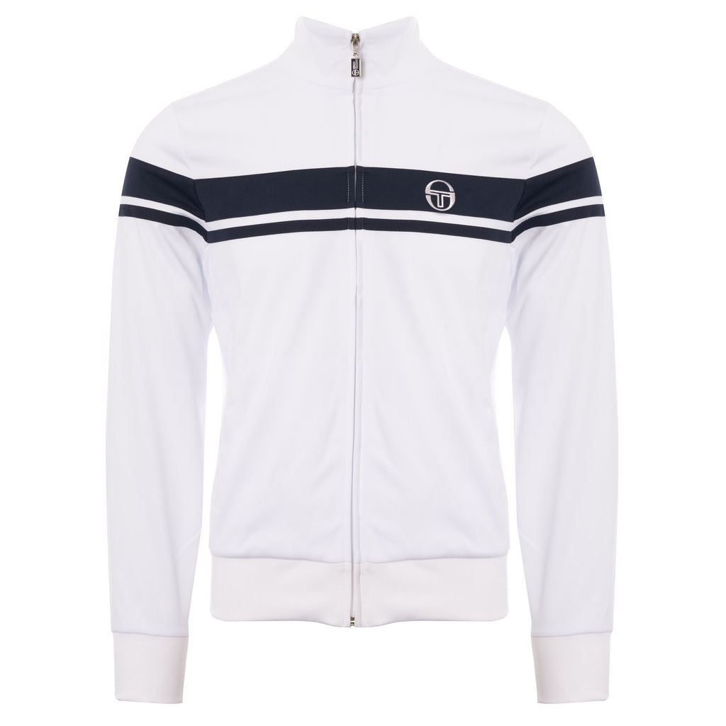 Sergio Tacchini Young Line Track Suit - White & Navy