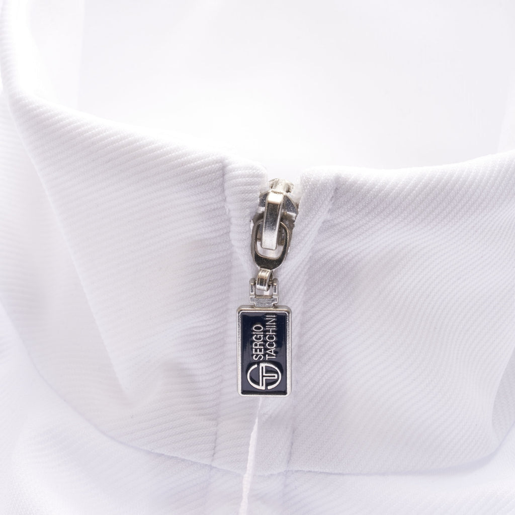 Sergio Tacchini Young Line Track Suit - White & Navy