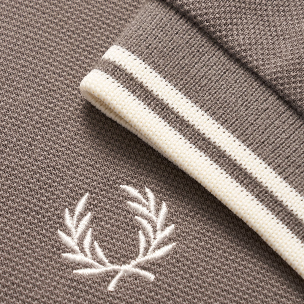 Fred Perry M3600 Twin Tipped Polo Shirt - Mid Grey