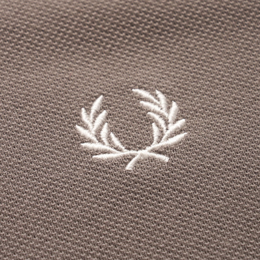 Fred Perry M3600 Twin Tipped Polo Shirt - Mid Grey