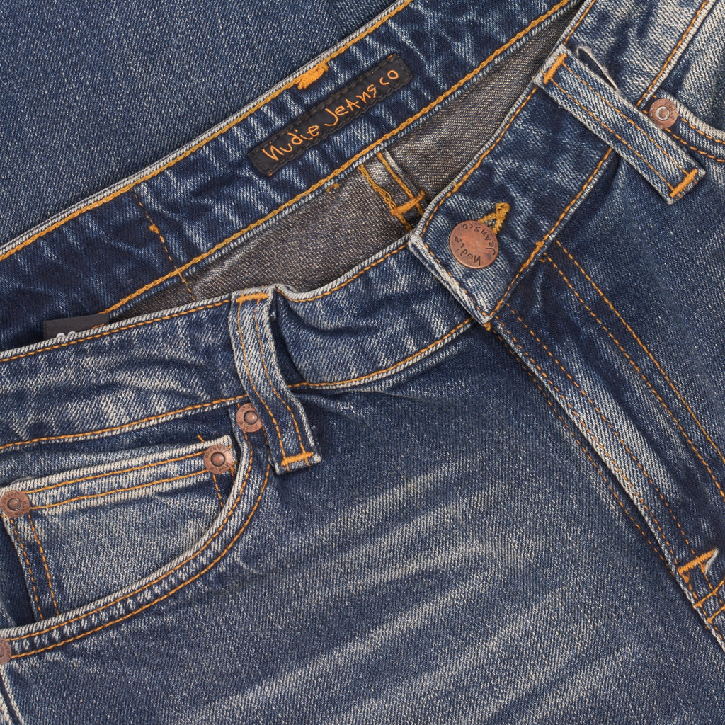 Nudie Jeans Skinny Lin Jeans - Cold Blues