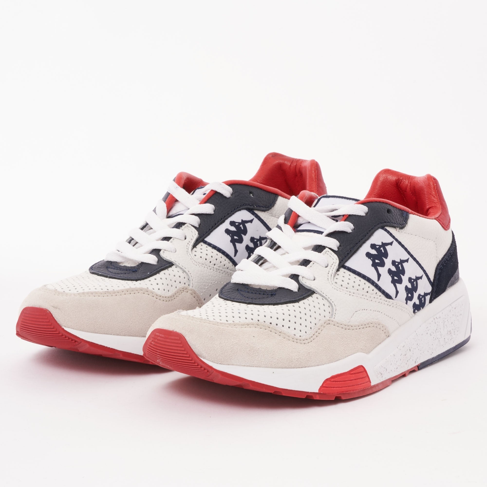 Kappa 222 Banda Luxor 1 - White & Red