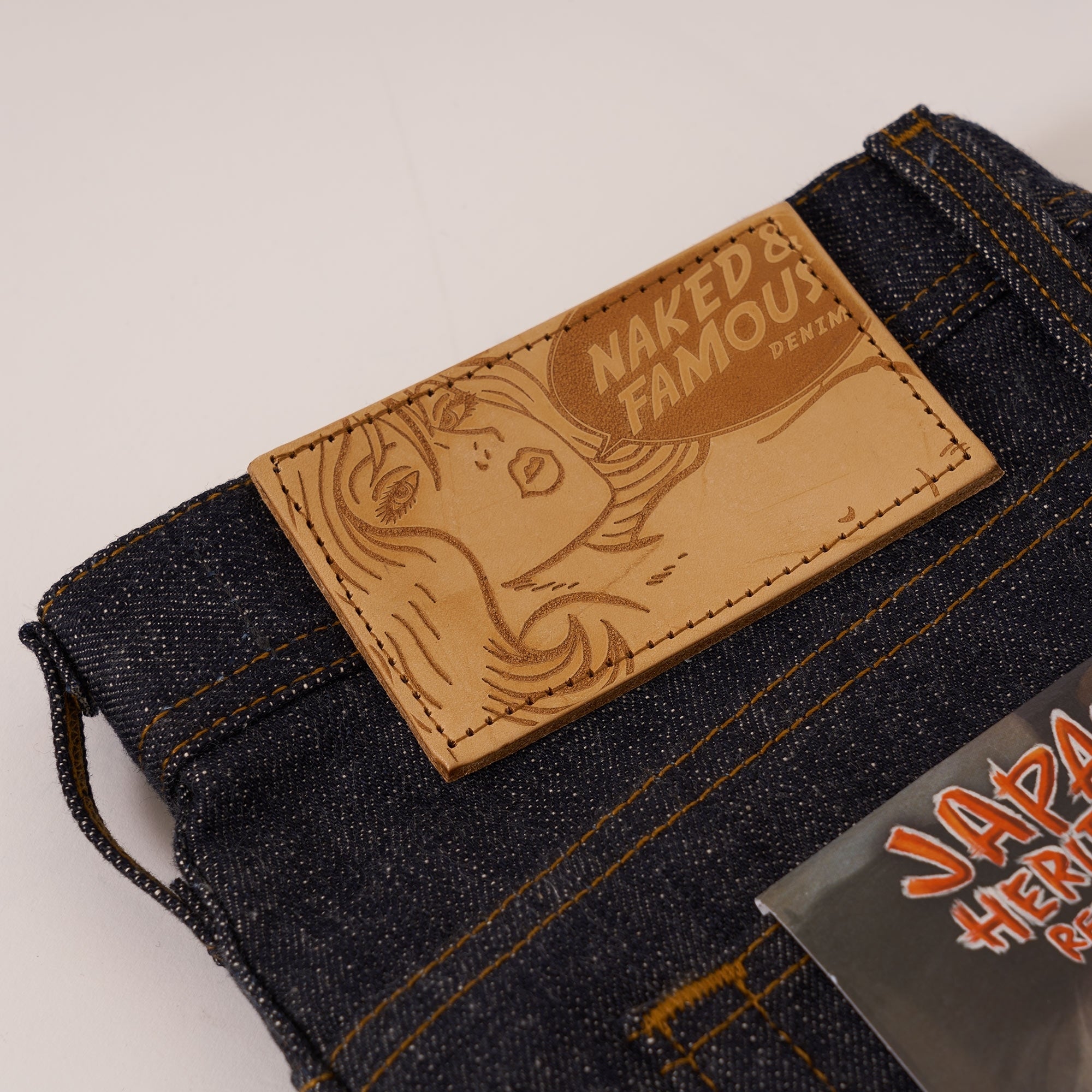 Naked and Famous Denim Weird Guy Japan Heritage Jeans - indigo
