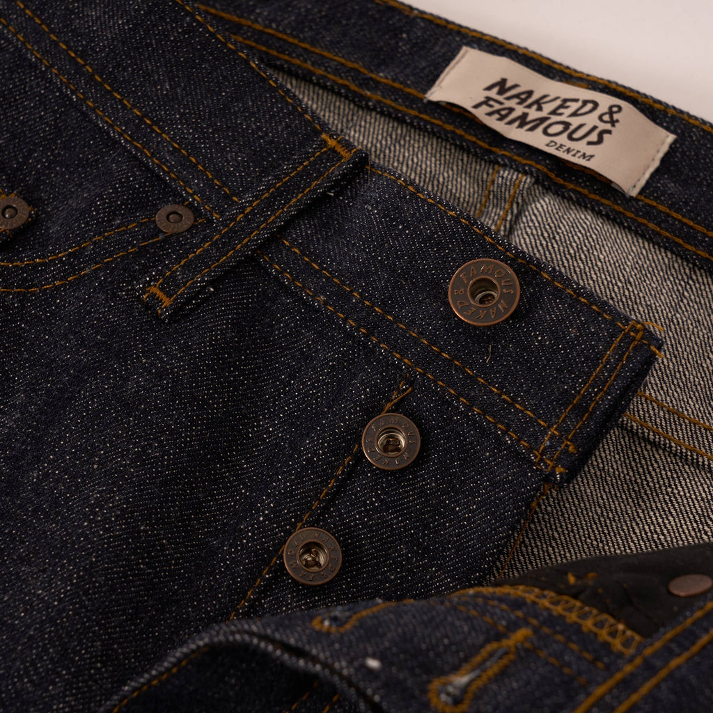 Naked and Famous Denim Weird Guy Japan Heritage Jeans - indigo