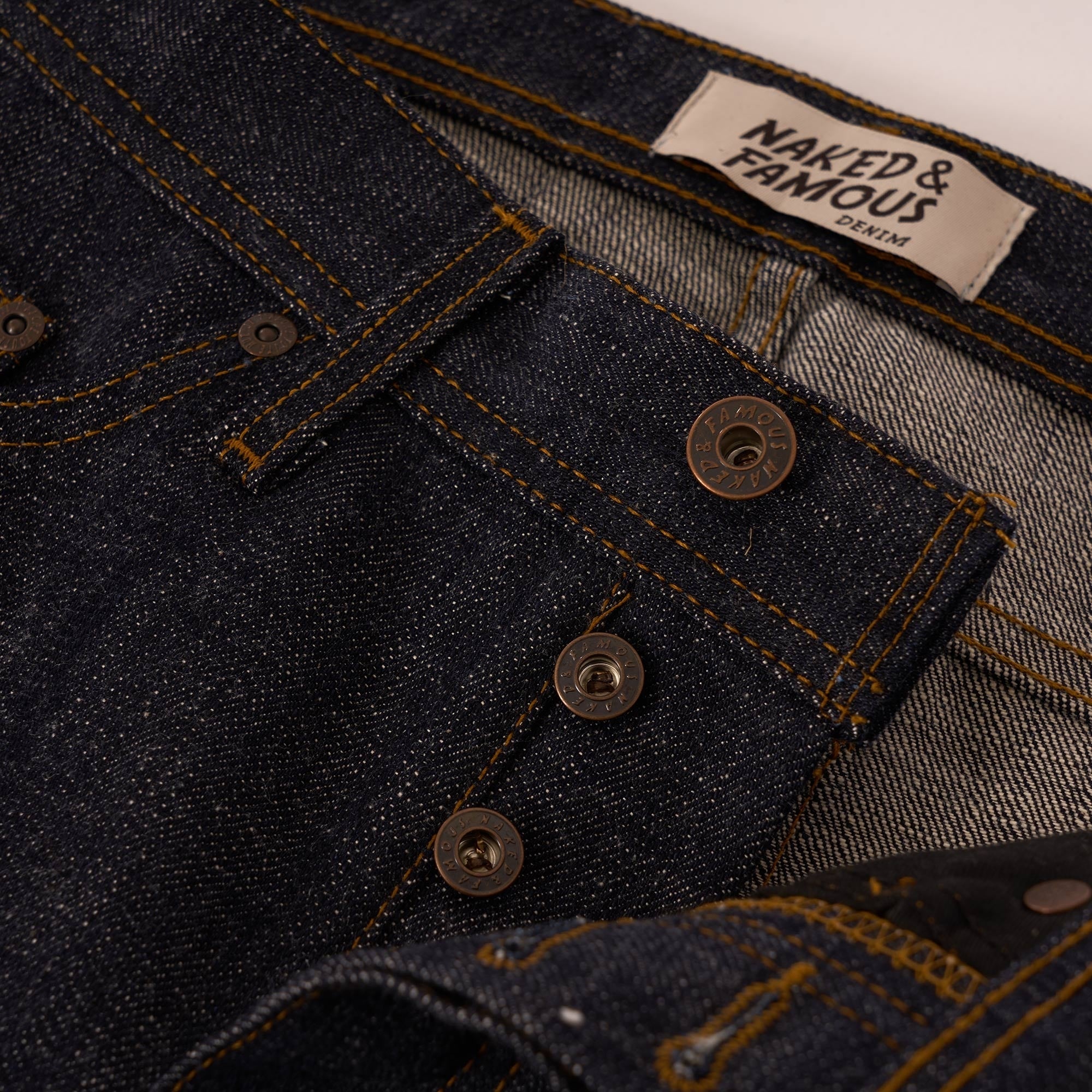 Naked and Famous Denim Weird Guy Japan Heritage Jeans - indigo
