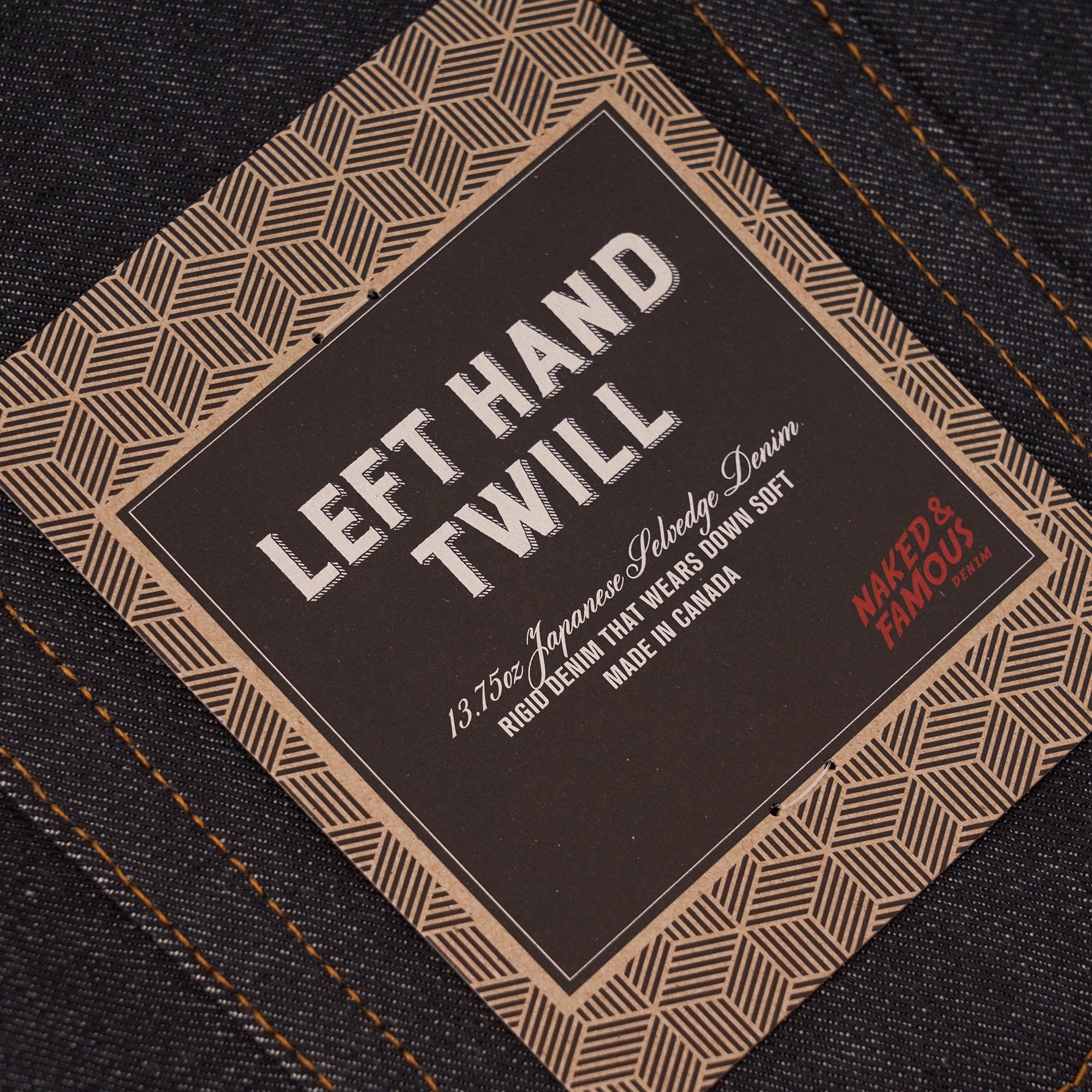 Naked and Famous Denim Easy Guy Left Hand Twill Selvedge - Indigo