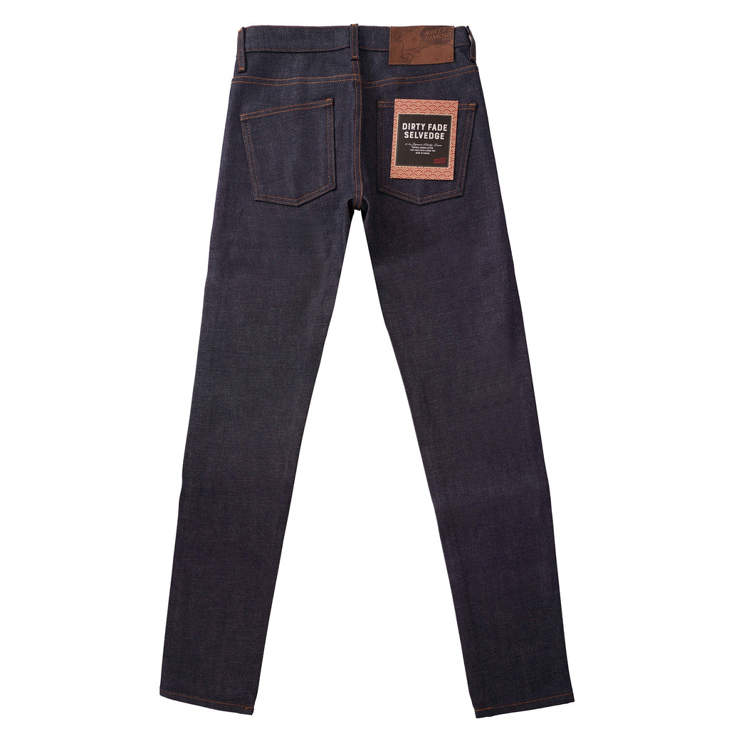 Naked and Famous Denim Super Skinny Dirty Fade Selvedge Jeans - Indigo