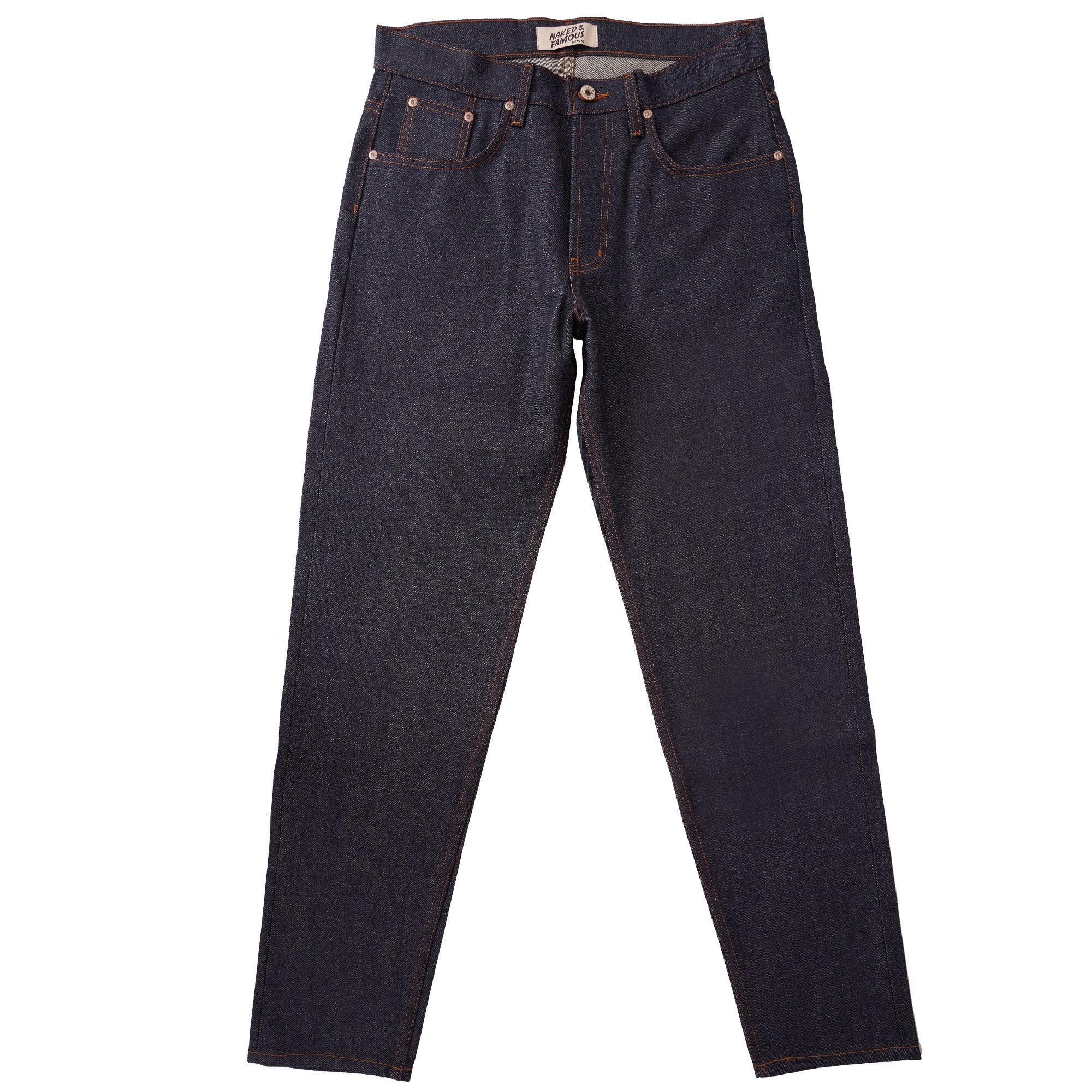 Naked and Famous Denim Easy Guy Dirty Fade Selvedge Jeans - Indigo