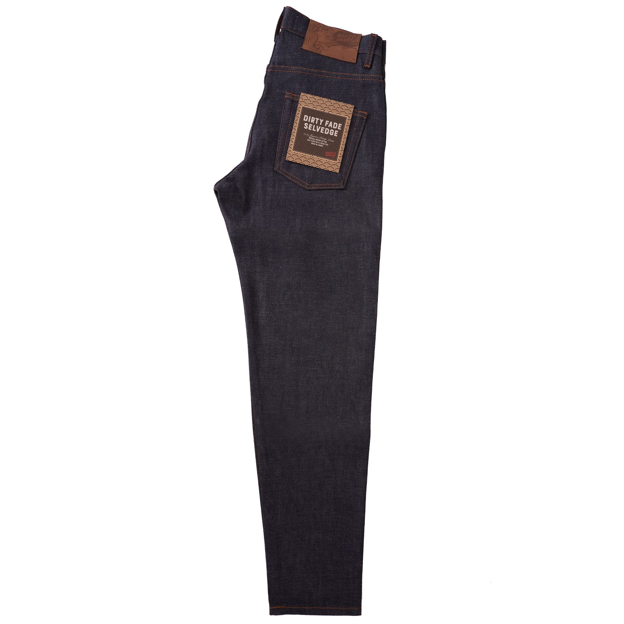 Naked and Famous Denim Easy Guy Dirty Fade Selvedge Jeans - Indigo