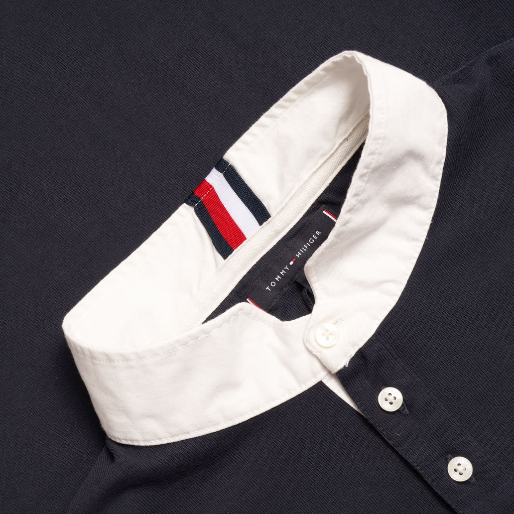 Tommy Hilfiger Relax Logo Rugby Shirt - Sky Captain
