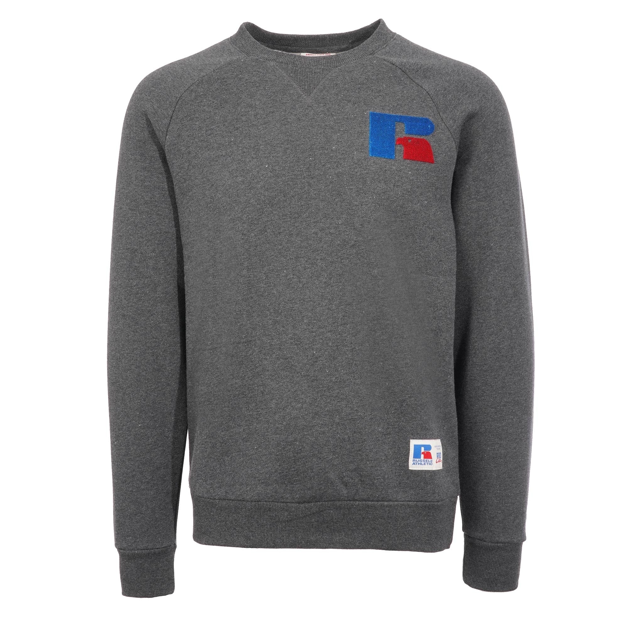 Russell Athletic Crew Neck Sweatshirt - Charcoal Marl