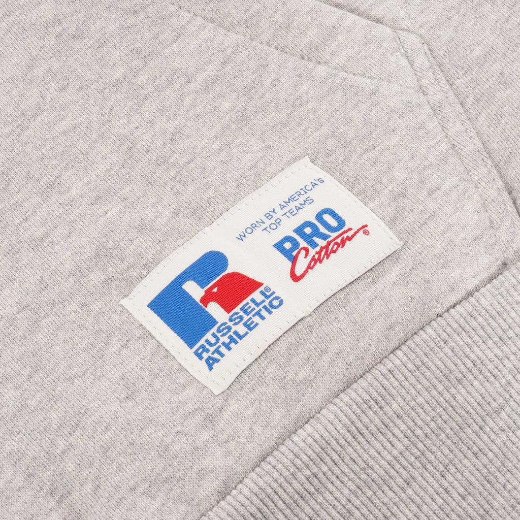 Russell Athletic Eagle Logo Pullover Hoodie - Steel Marl