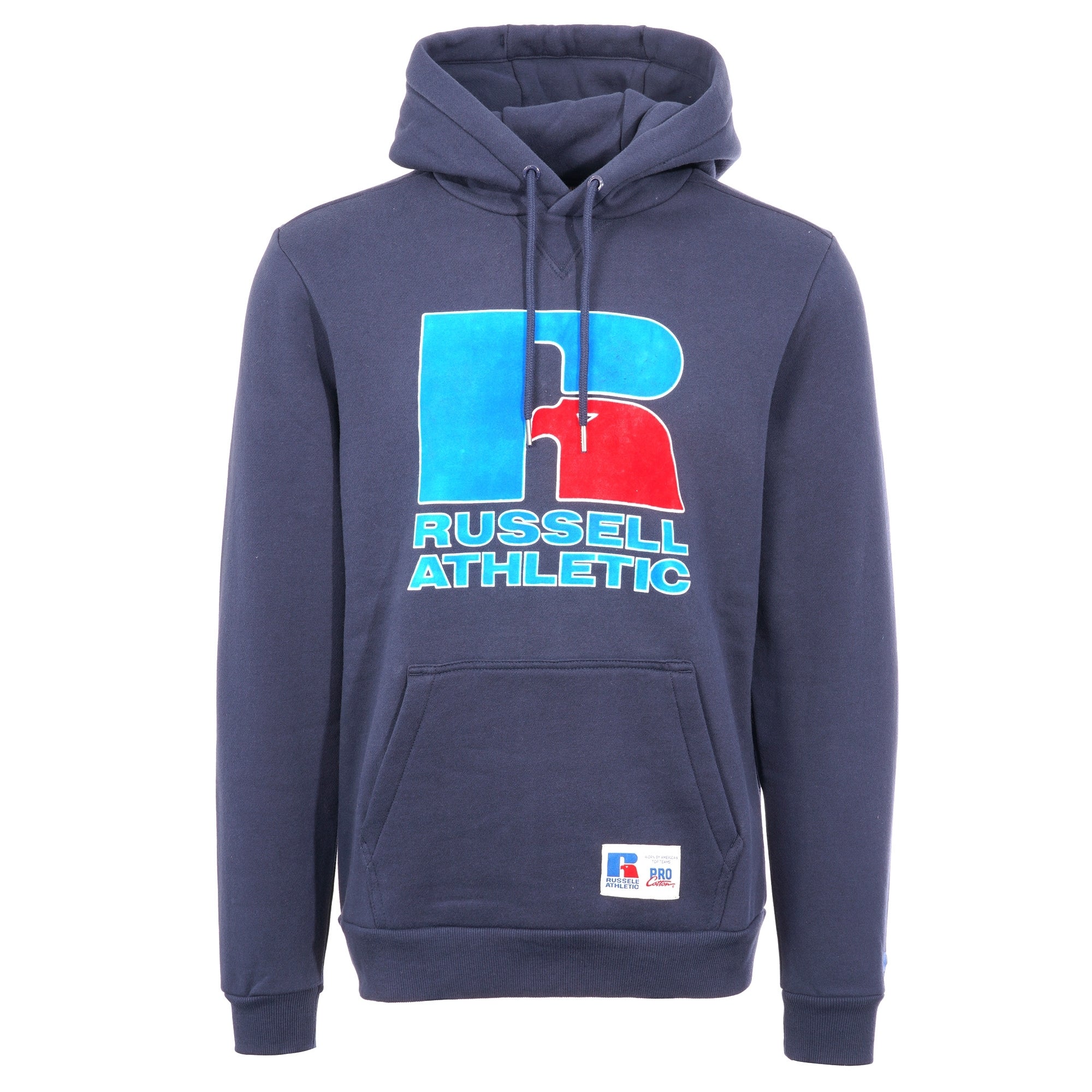 Russell Athletic Eagle Logo Pullover Hoodie - Navy