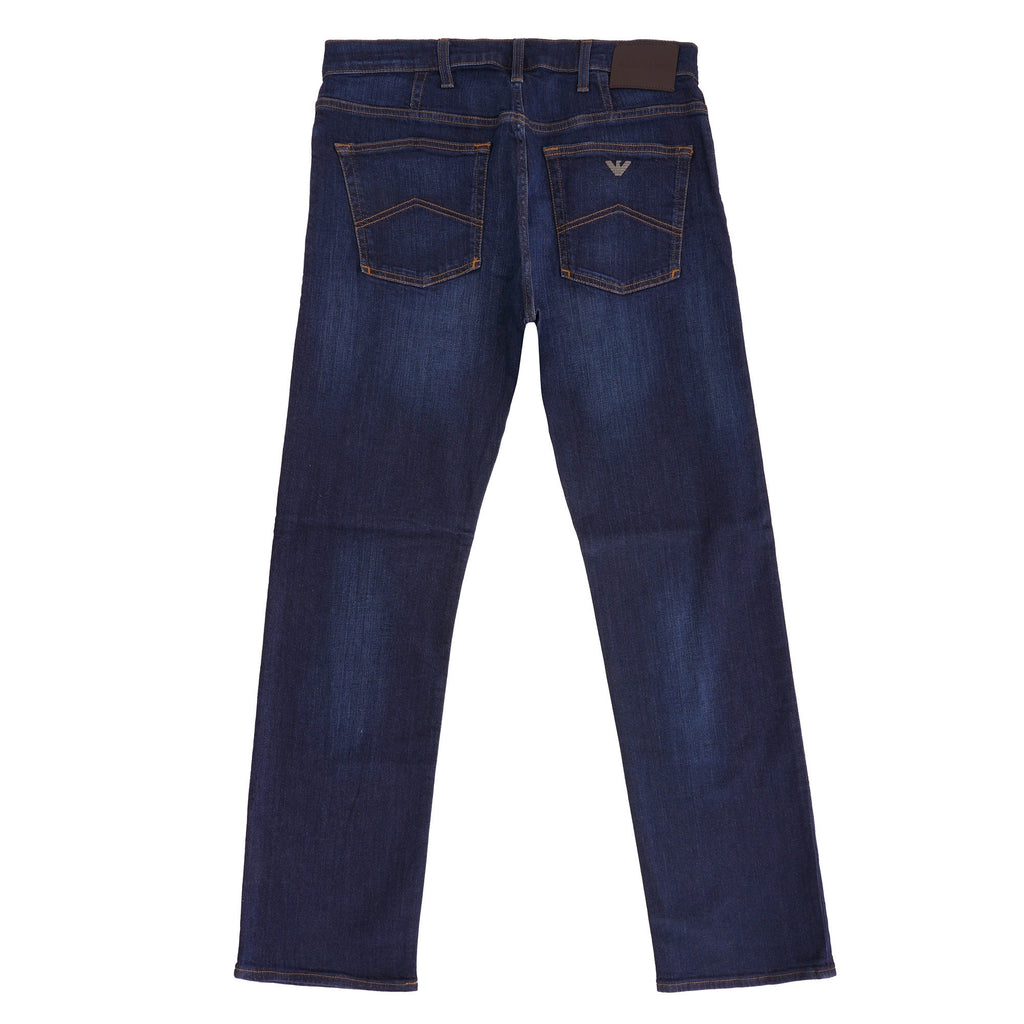Emporio Armani J21 Regular Fit Stretch Denim Jeans - Denim Blue