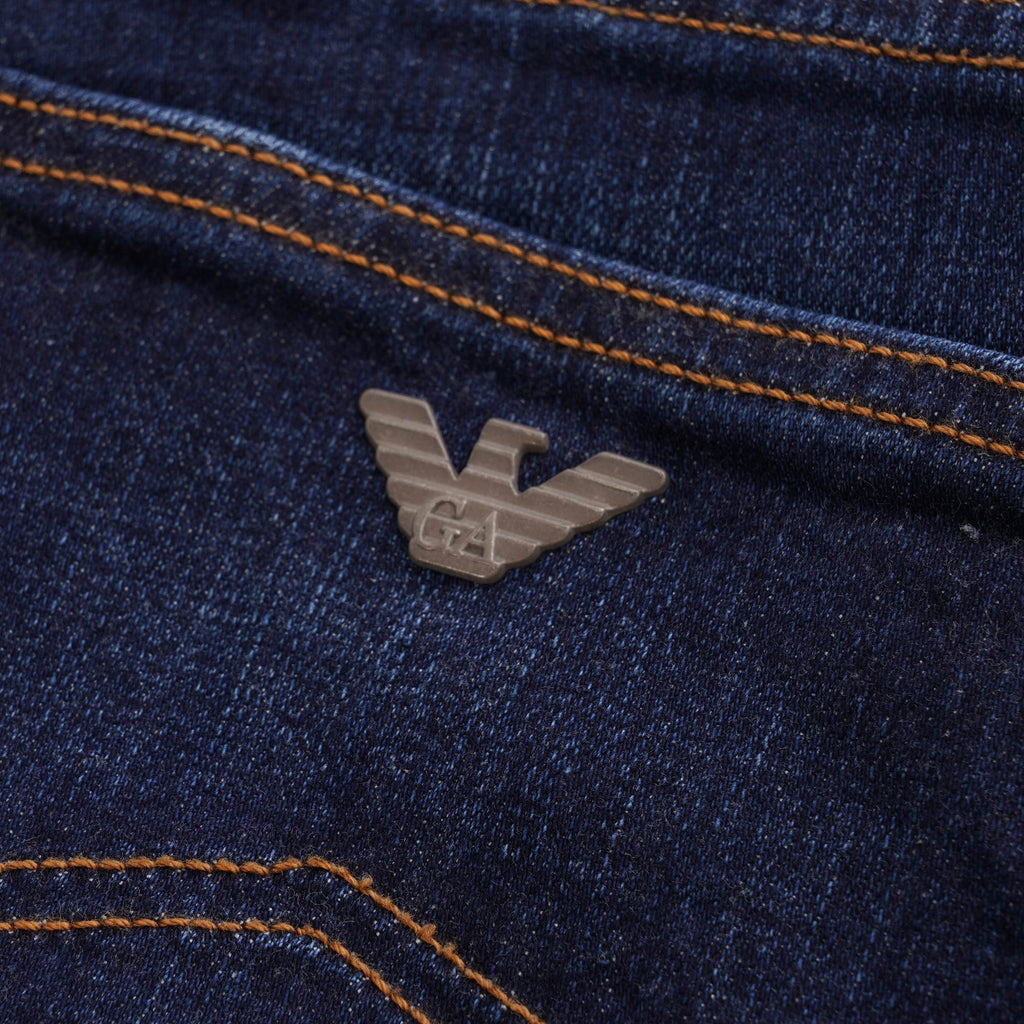 Emporio Armani J21 Regular Fit Stretch Denim Jeans - Denim Blue