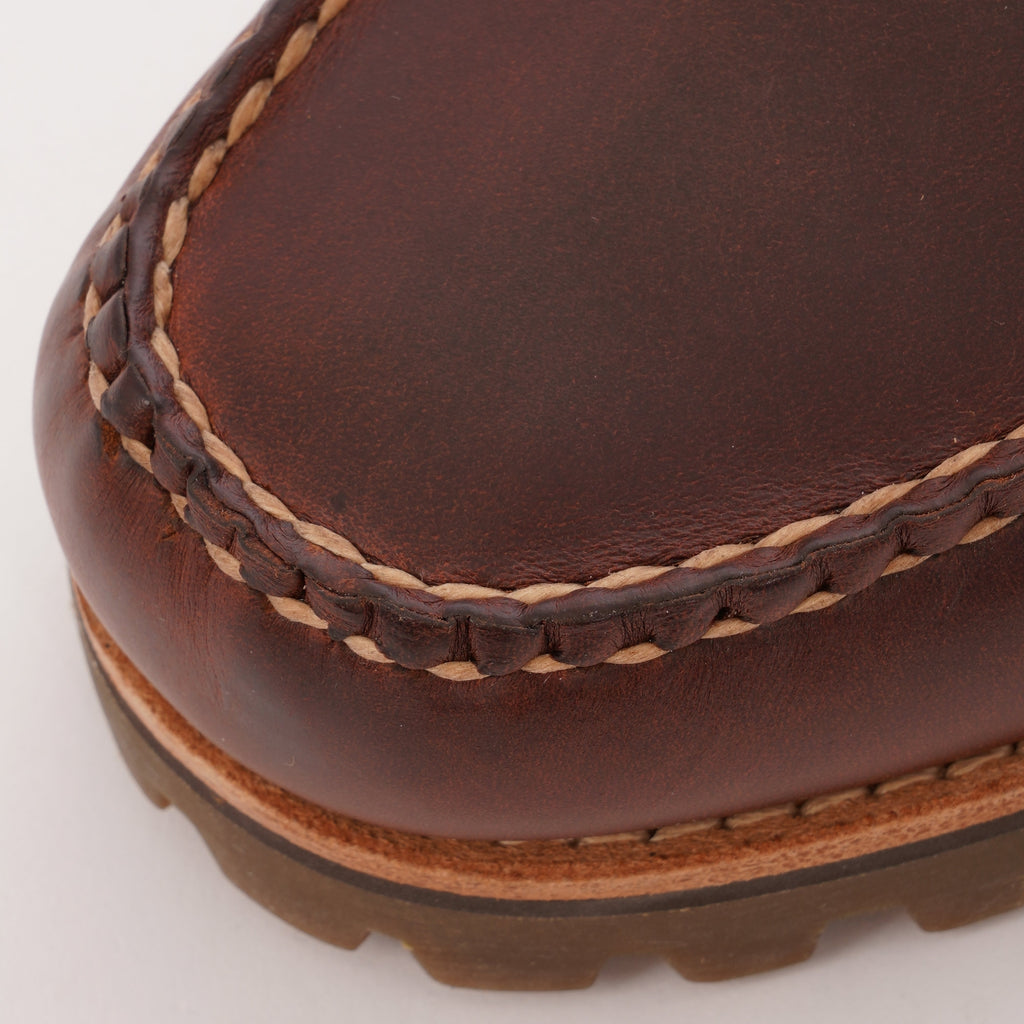 G.H. Bass Weejun Ranger Moc II Lo Shoes - Dark Brown Leather