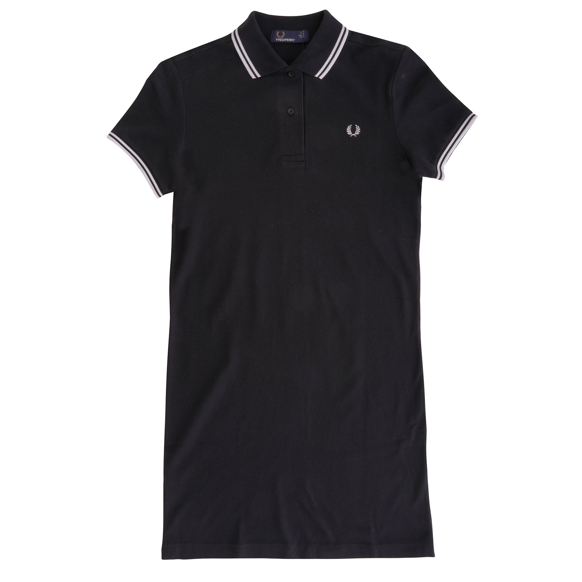 Fred Perry Womens Twin Tipped Dress - Black