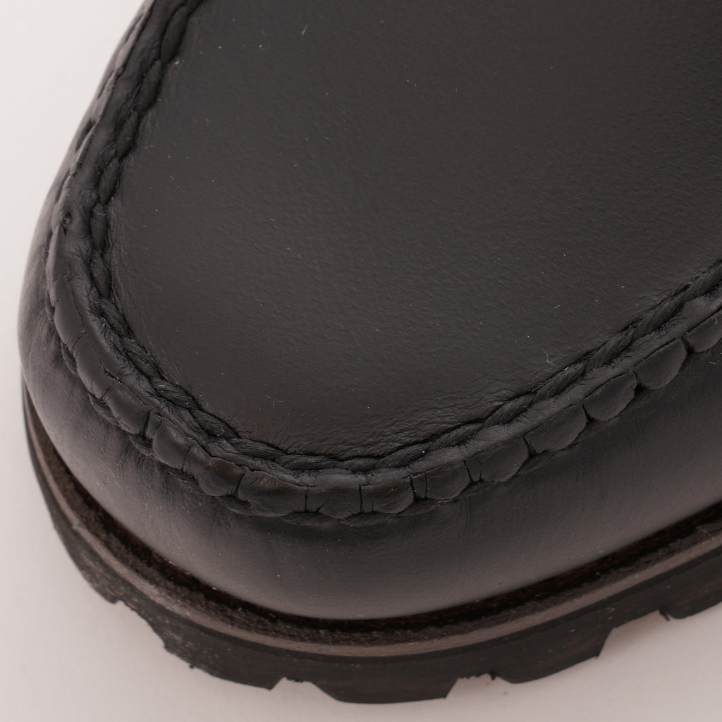 G.H. Bass Weejun Ranger Moc II Lo Shoes - Black Leather