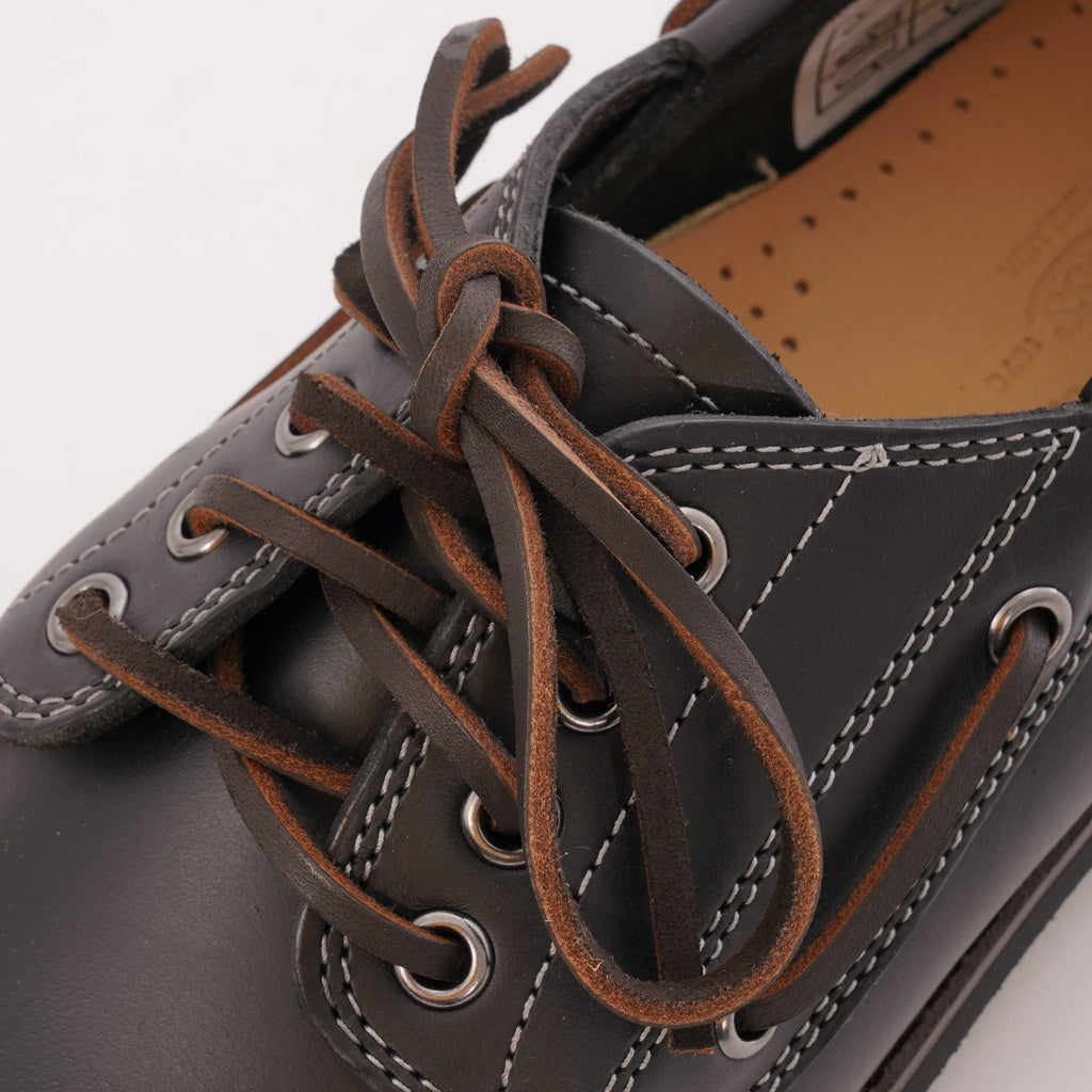 G.H. Bass Weejun Ranger Moc II Lo Shoes - Black Leather