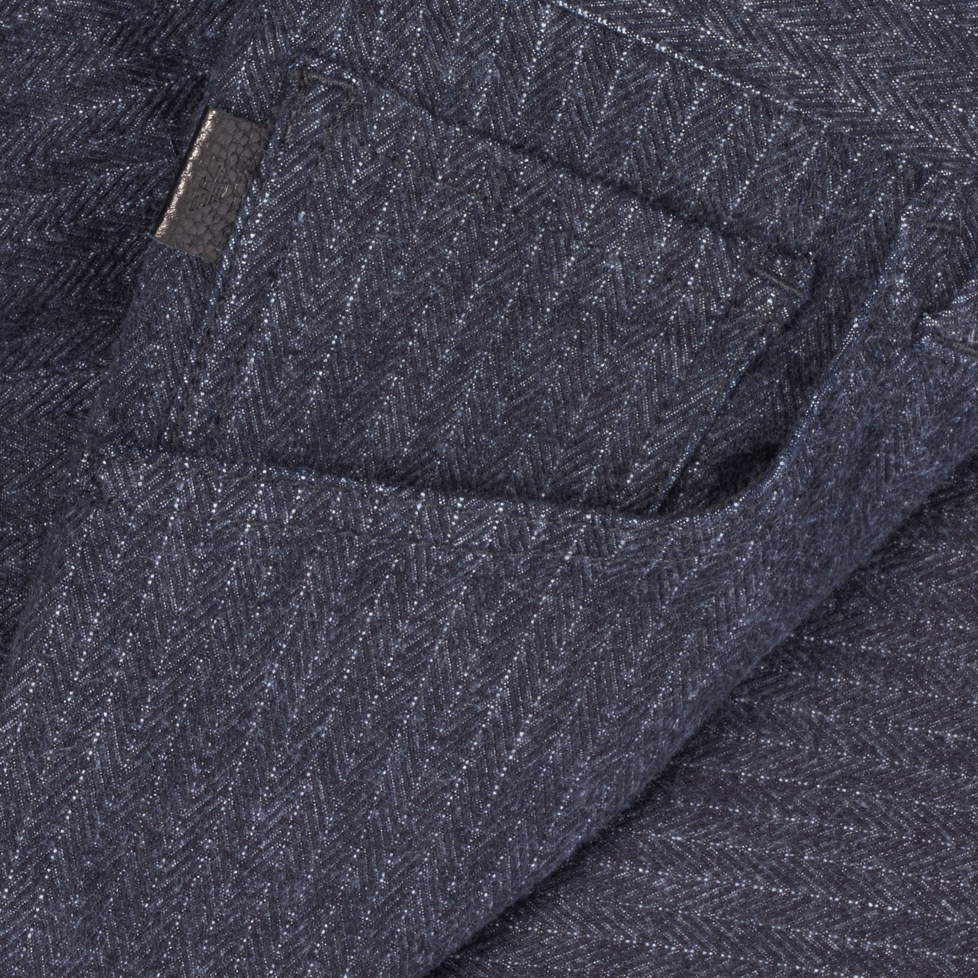 Emporio Armani J04 Loose Fit Striped Jean - Blu