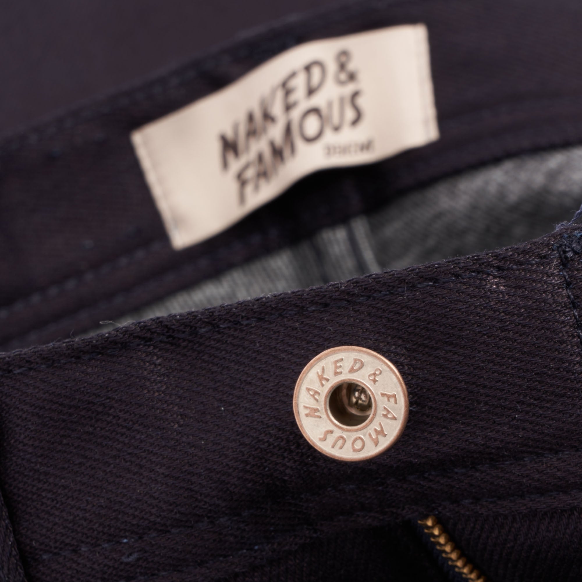 Naked and Famous Denim Weird Guy Thermo Stretch Denim Jeans - Indigo
