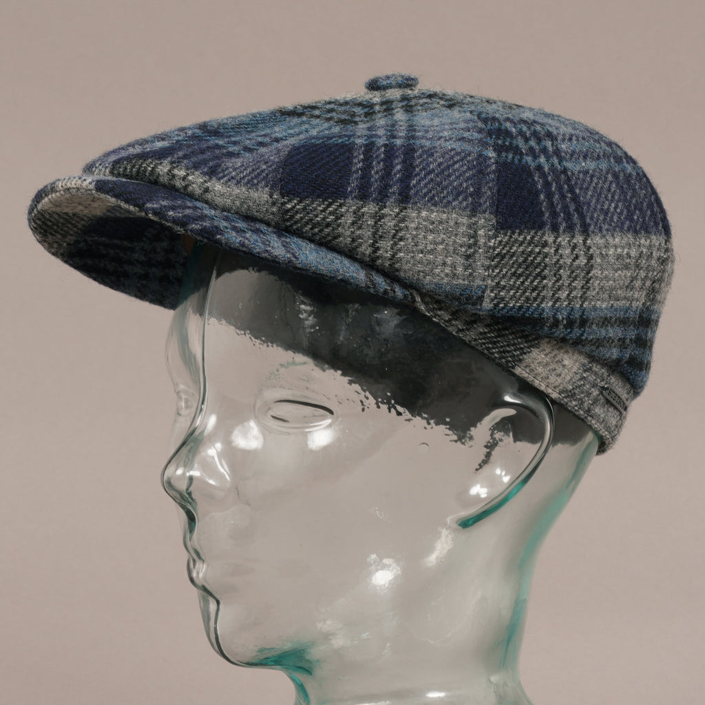 Stetson Hats Wool Hatteras Cap - Blue