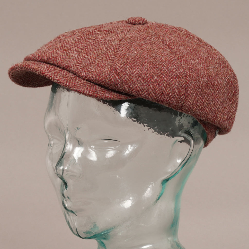 Stetson Hats Hatteras Herringbone Cap - Red