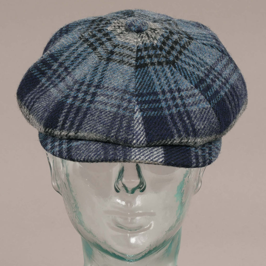 Stetson Hats Wool Hatteras Cap - Blue