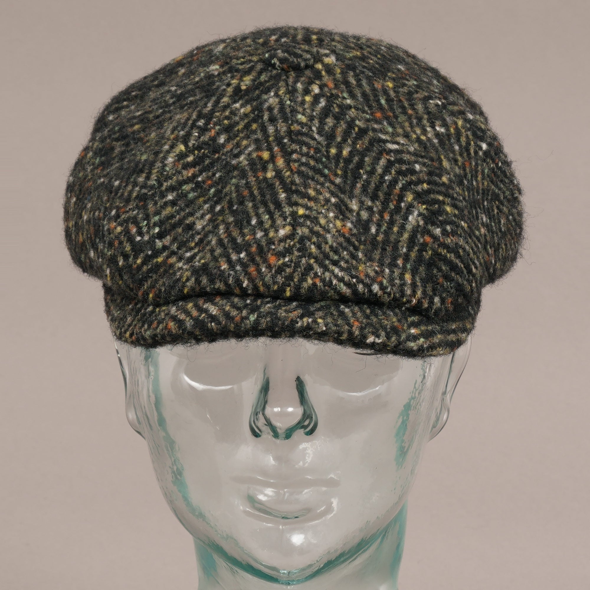 Stetson Hats Hatteras Wool Bakerboy Cap - Black Multi