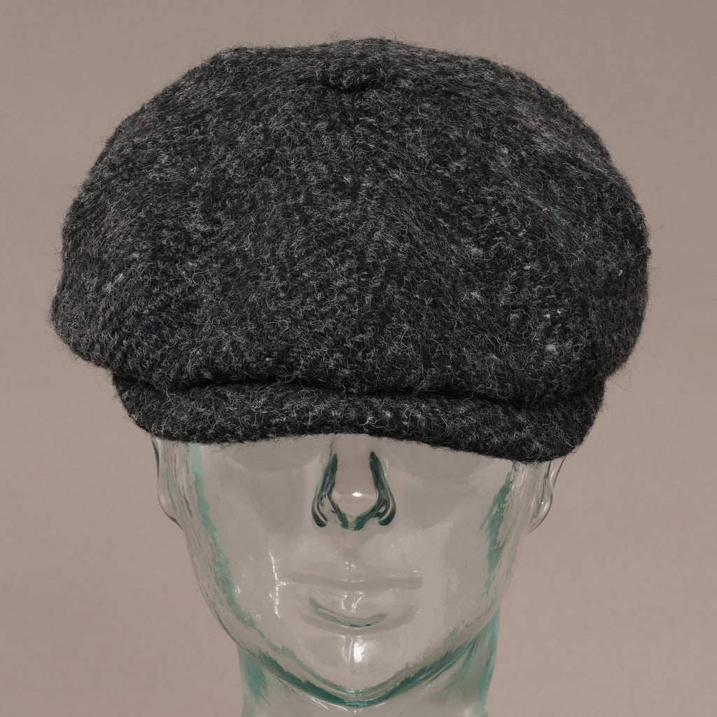 Stetson Hats Wool Hatteras Cap - Black