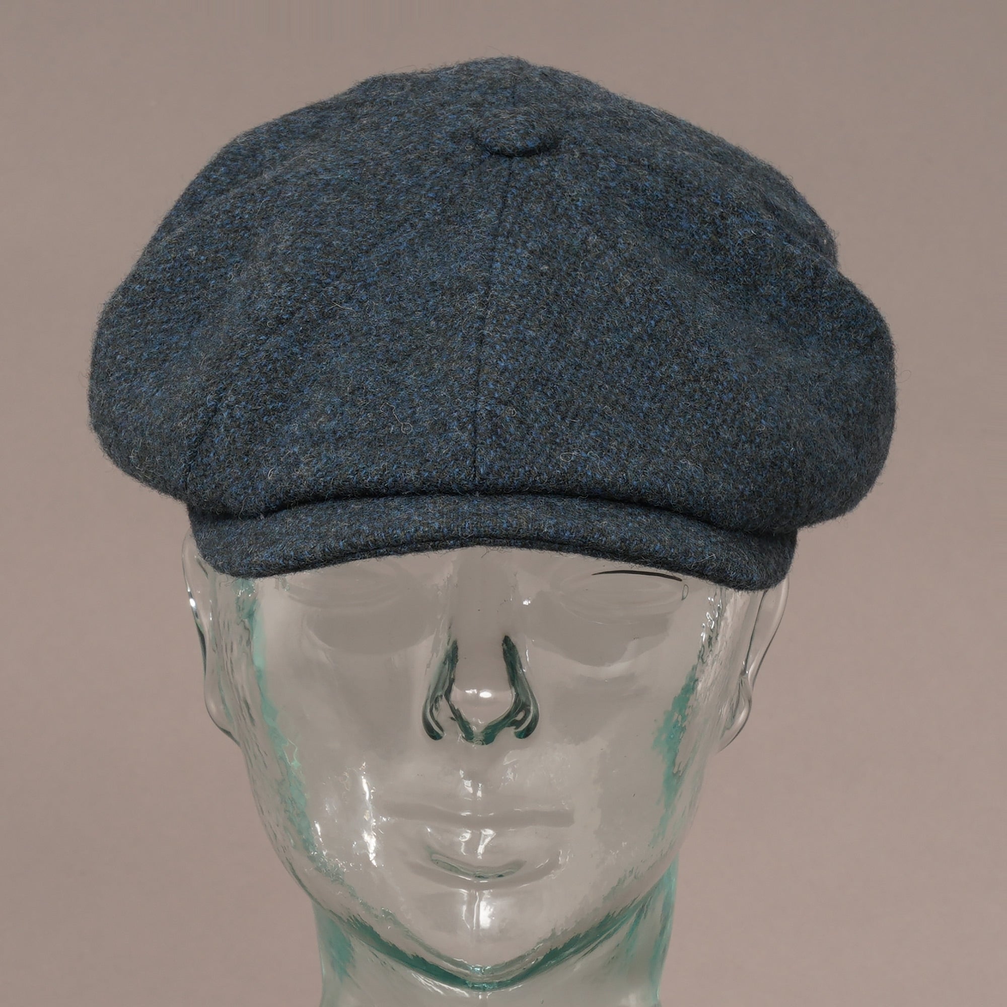 Stetson Hats Wool Hatteras Flat Cap - Blue