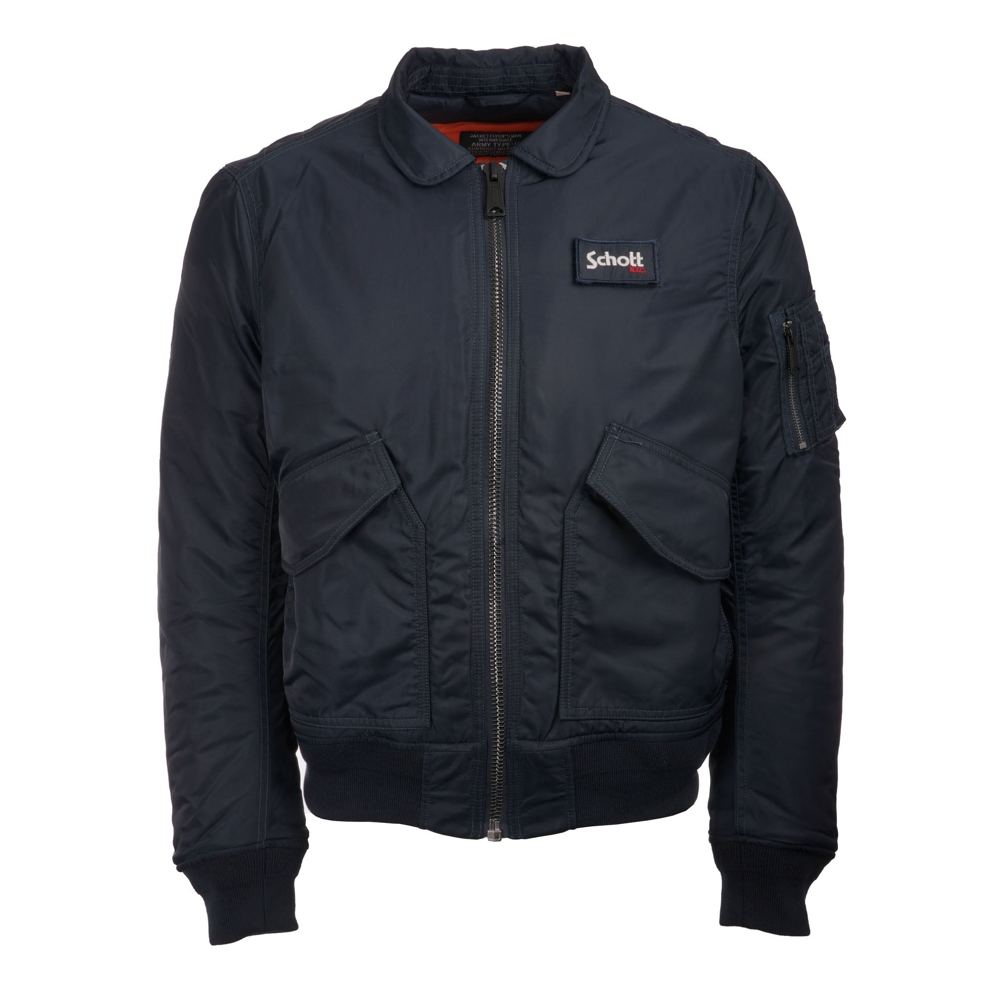 Schott NYC CWU Bomber Jacket - Navy
