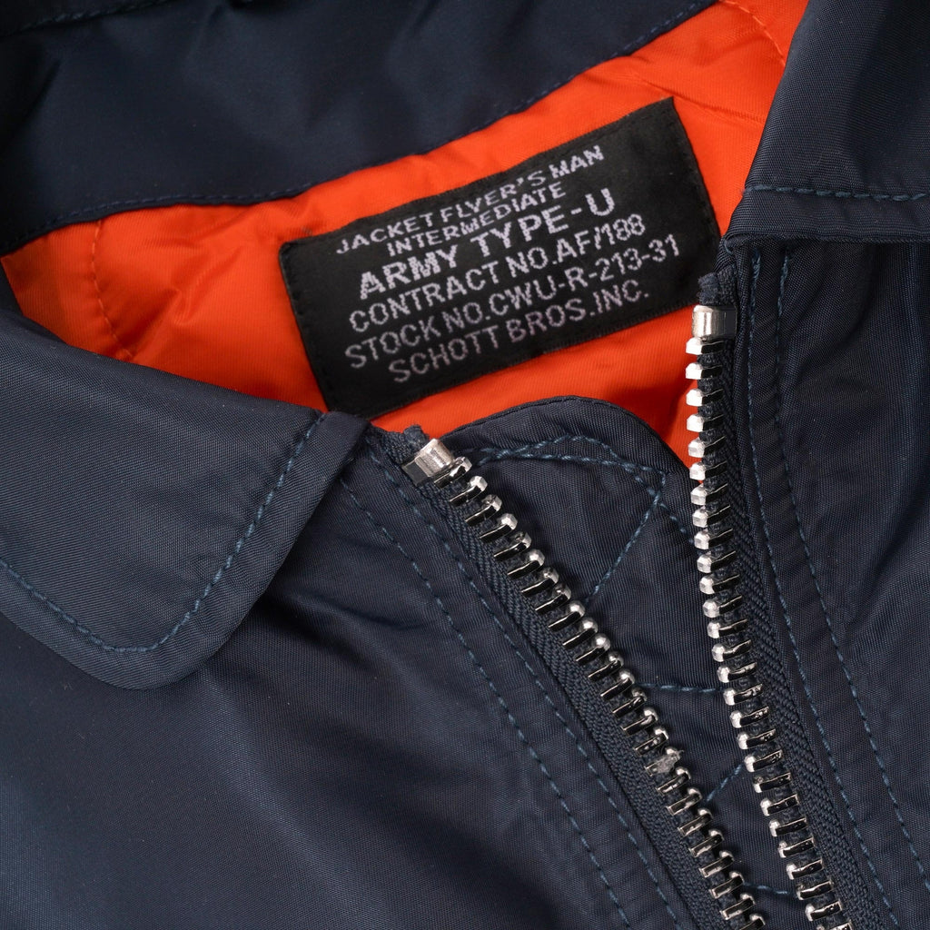 Schott NYC CWU Bomber Jacket - Navy