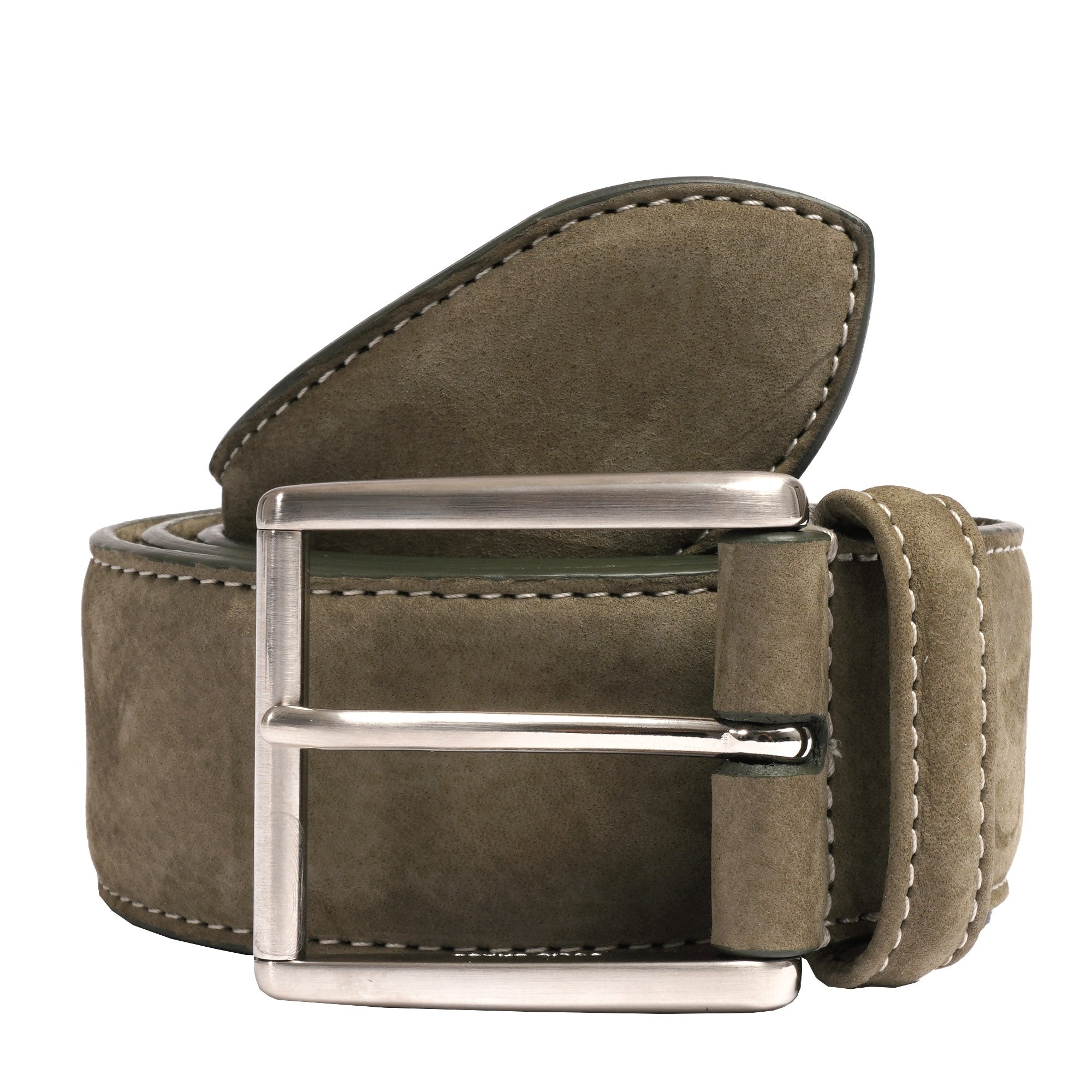 Anderson's Belts Suede Belt - Khaki