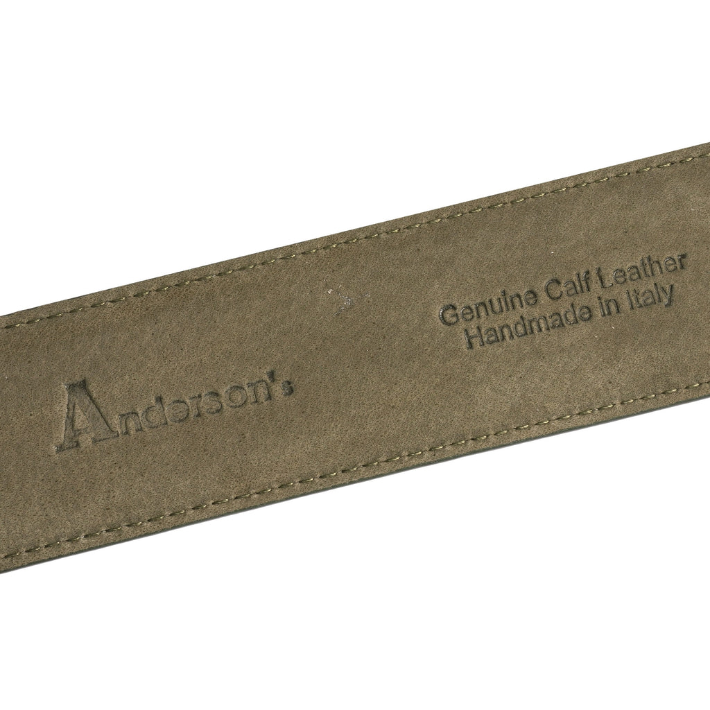 Anderson's Belts Suede Belt - Khaki