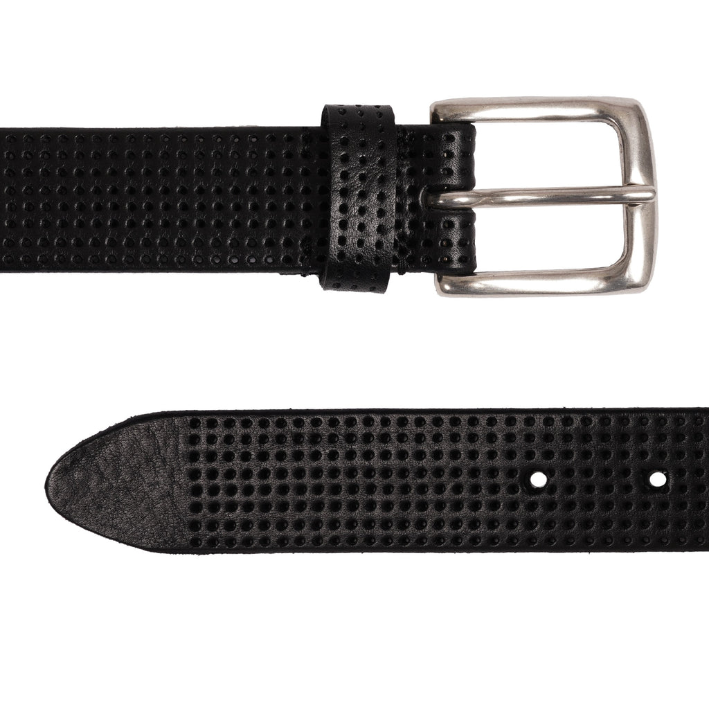 Anderson's Belts Perforated Leather Belt - Black