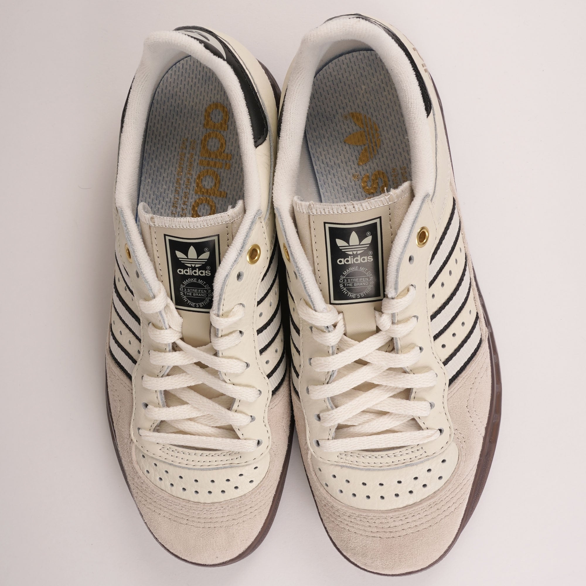 Adidas Originals Handball Top - Off White, Carbon & Clear Brown
