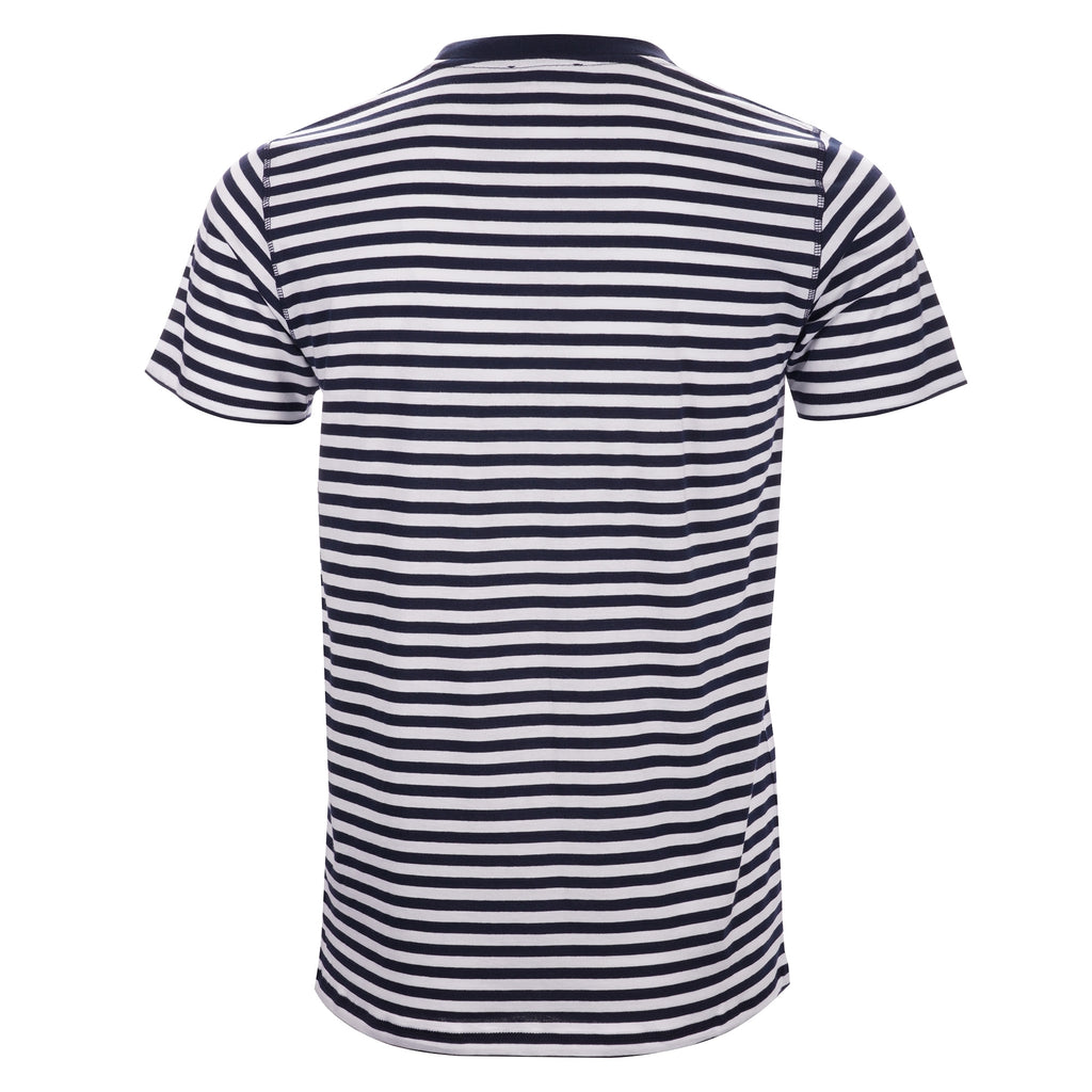 Norse Projects Niels Classic Stripe T-Shirt - Dark Navy & White
