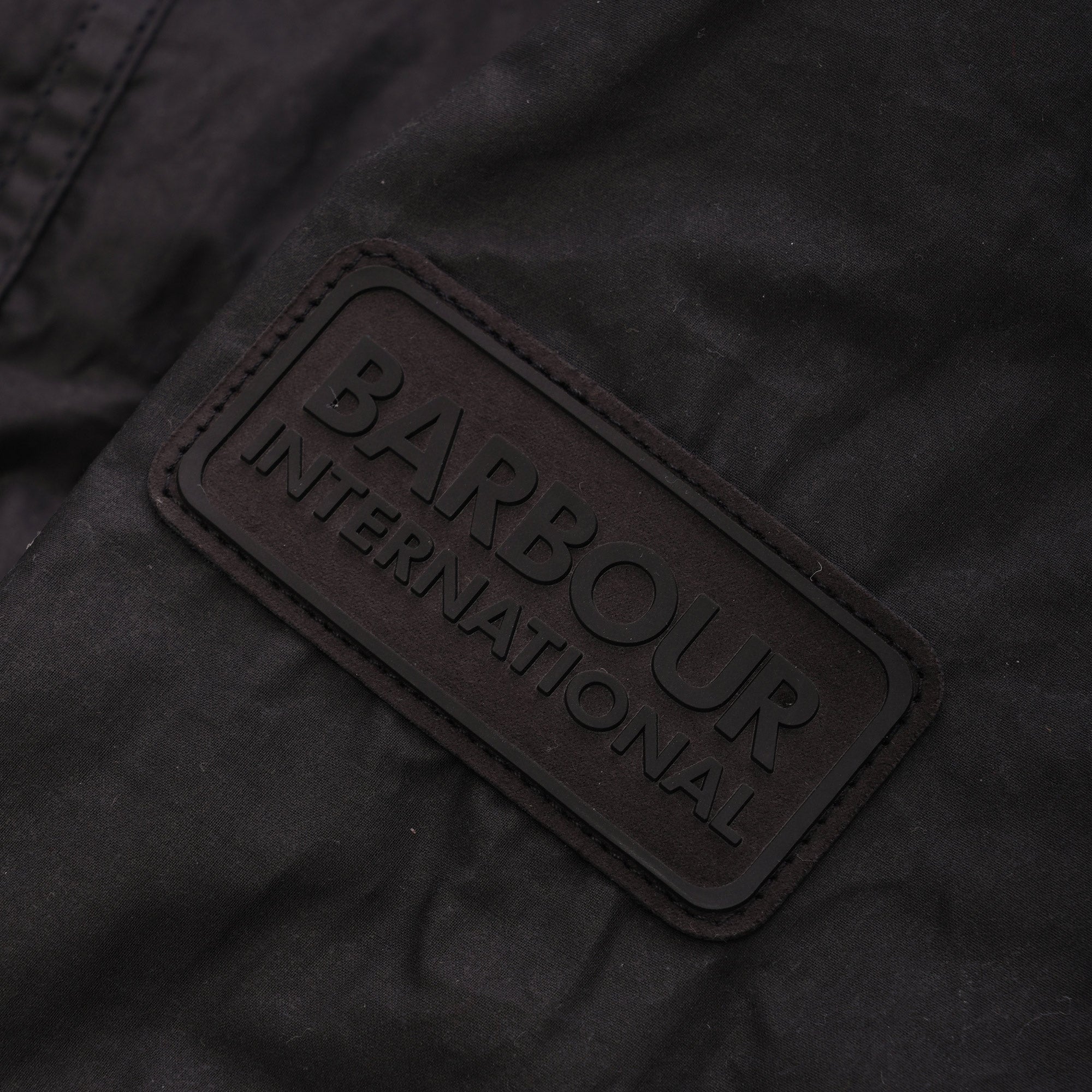 Barbour International Duke Wax Lightweight Jacket - Black
