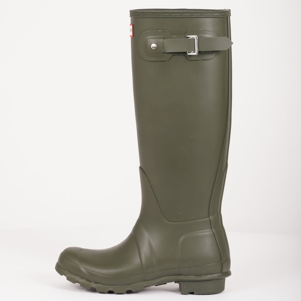 Hunter Womens Original Tall Wellington Boots - Dark Olive