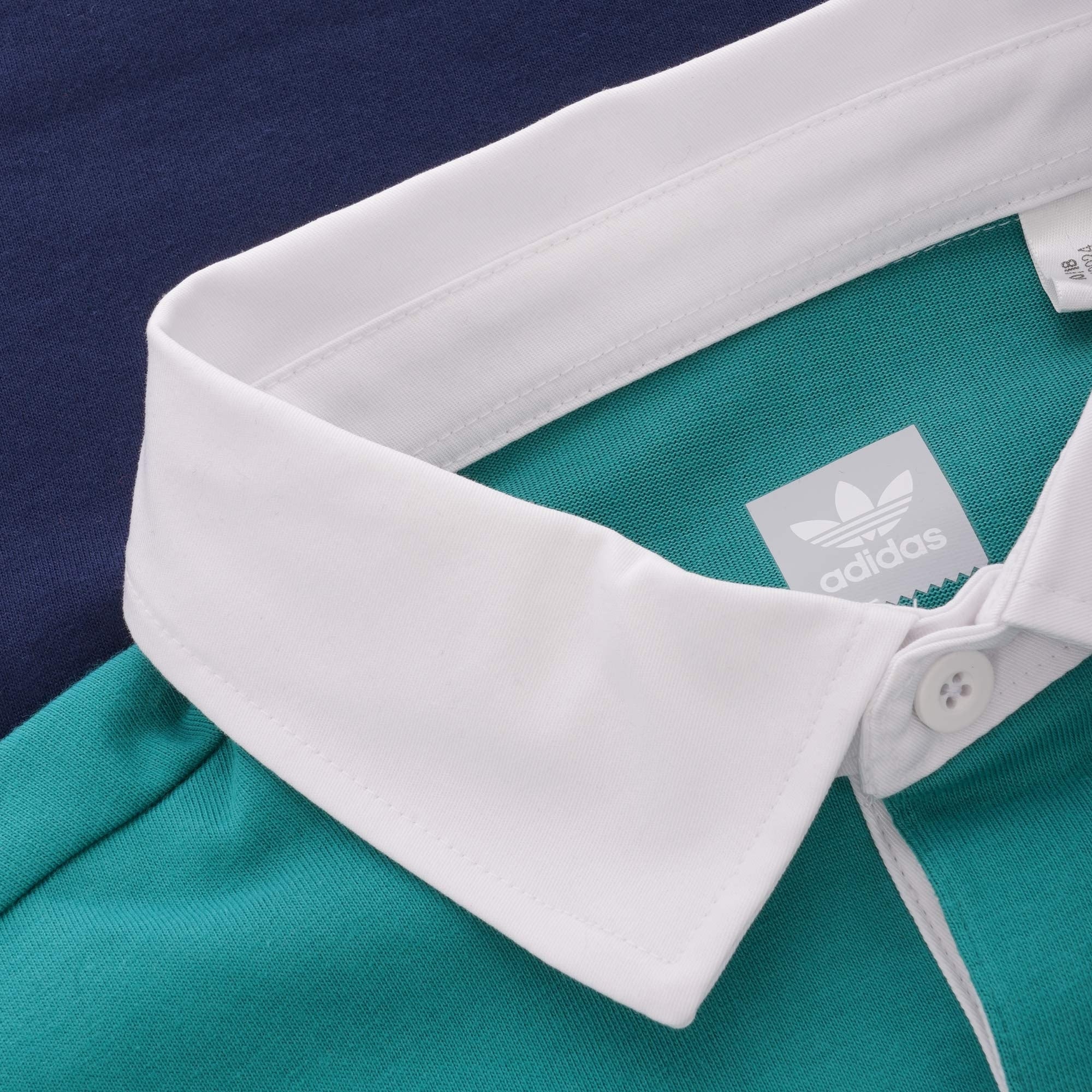 Adidas Originals Winchell LS Rugby Shirt - Active Green