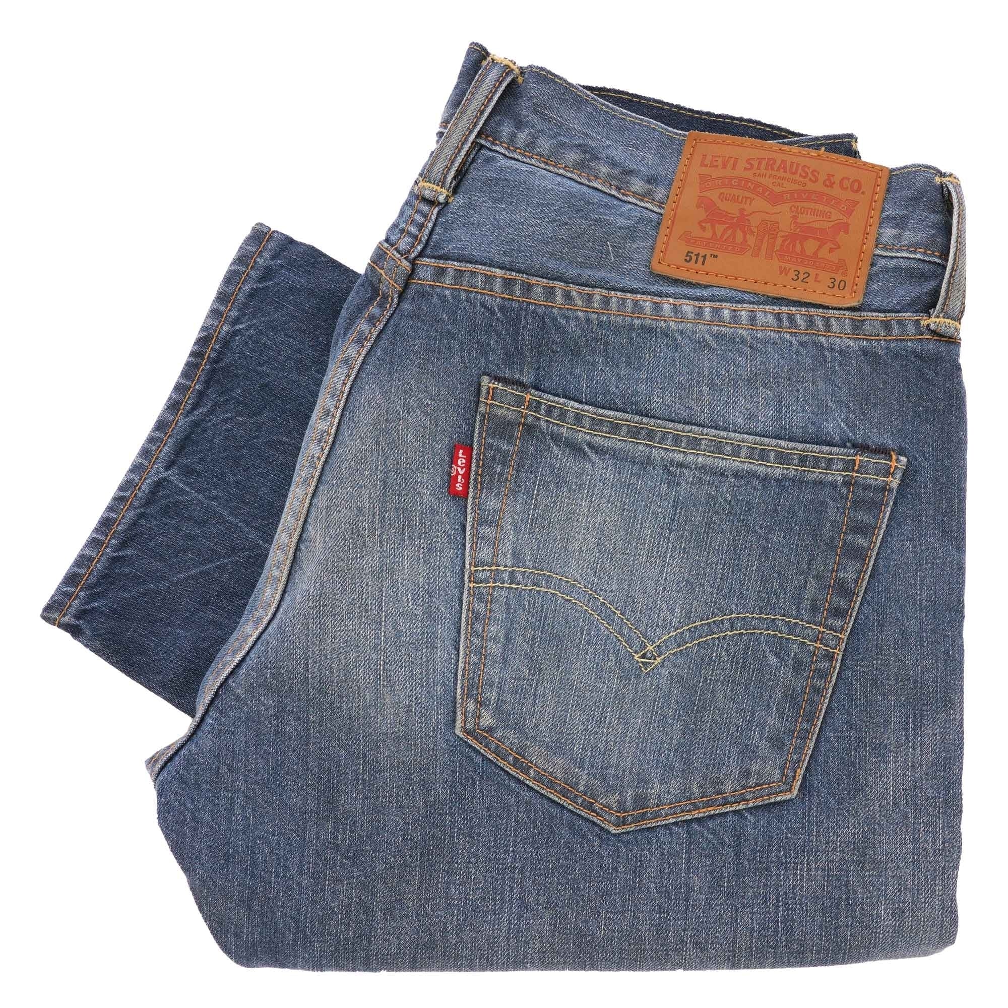 Levi's® 511 Slim Fit Selvedge Jeans - Fender