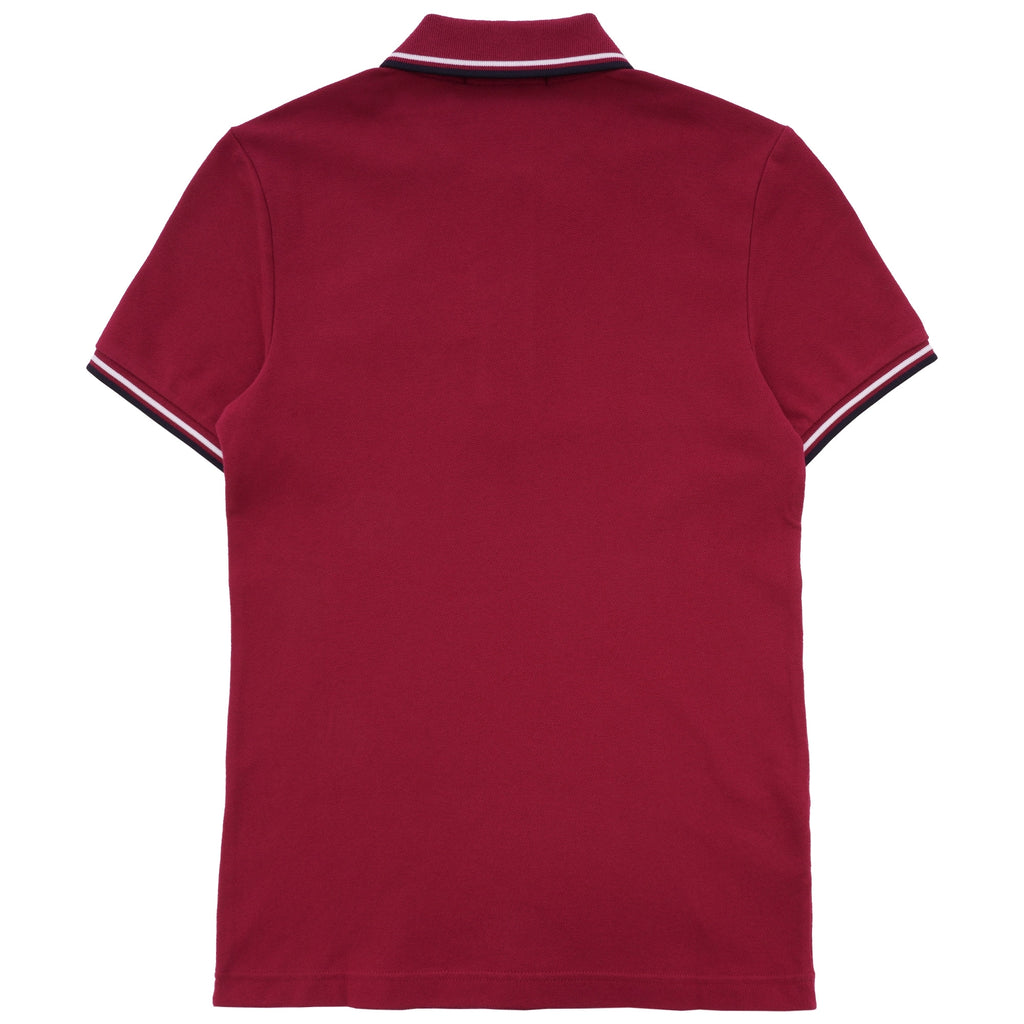 Fred Perry Womens Womens Twin Tip Polo Shirt - Claret