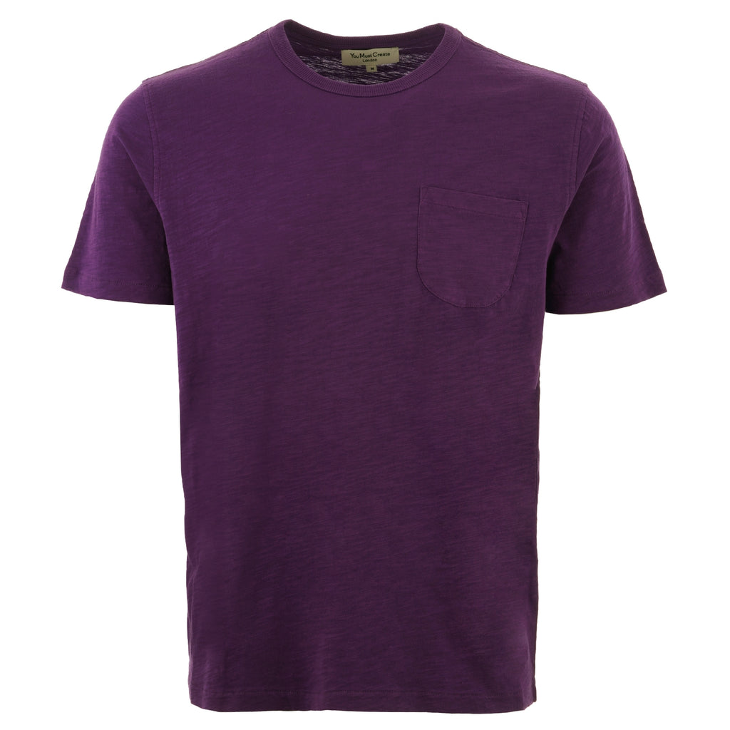 YMC Wild Ones Pocket T-Shirt - Purple