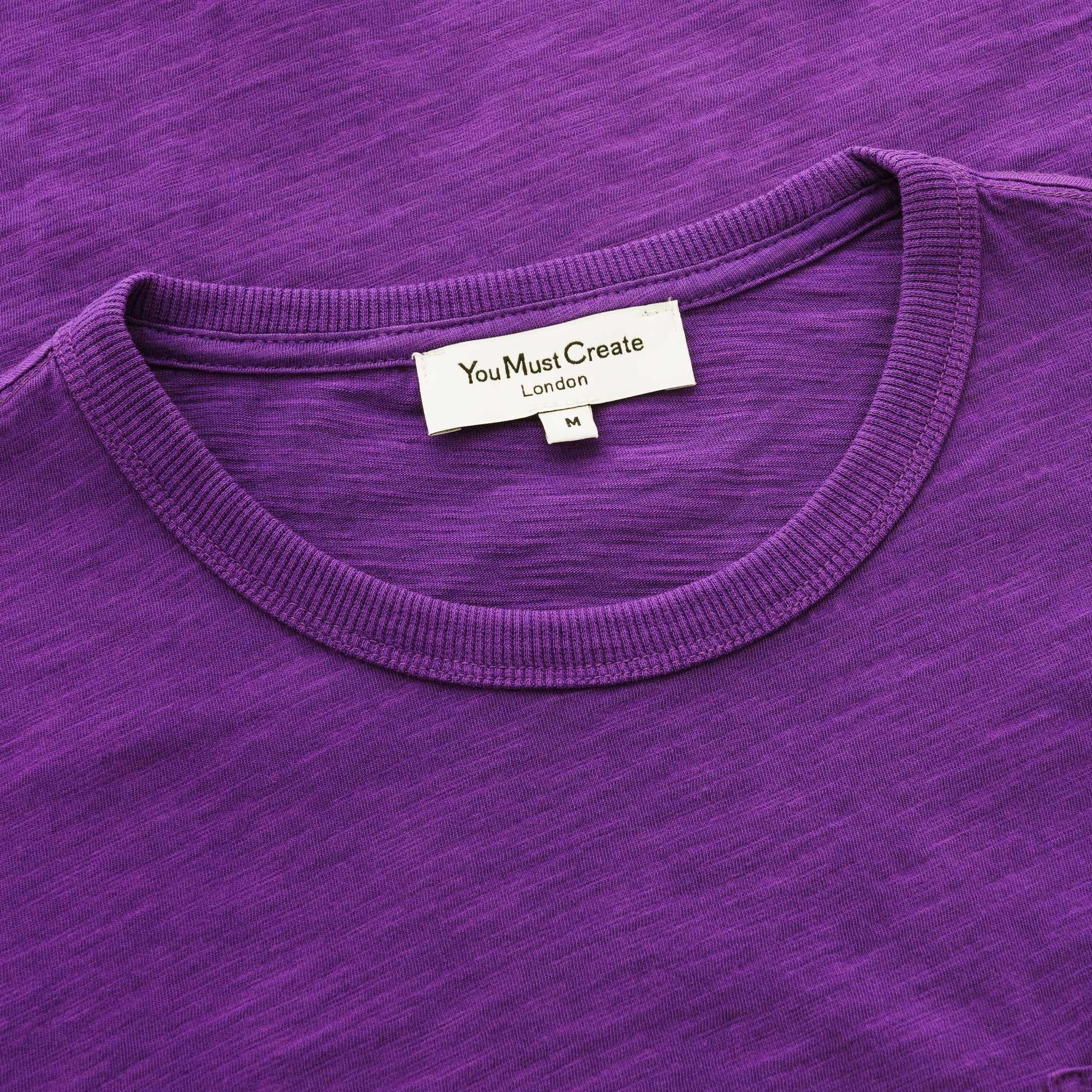 YMC Wild Ones Pocket T-Shirt - Purple
