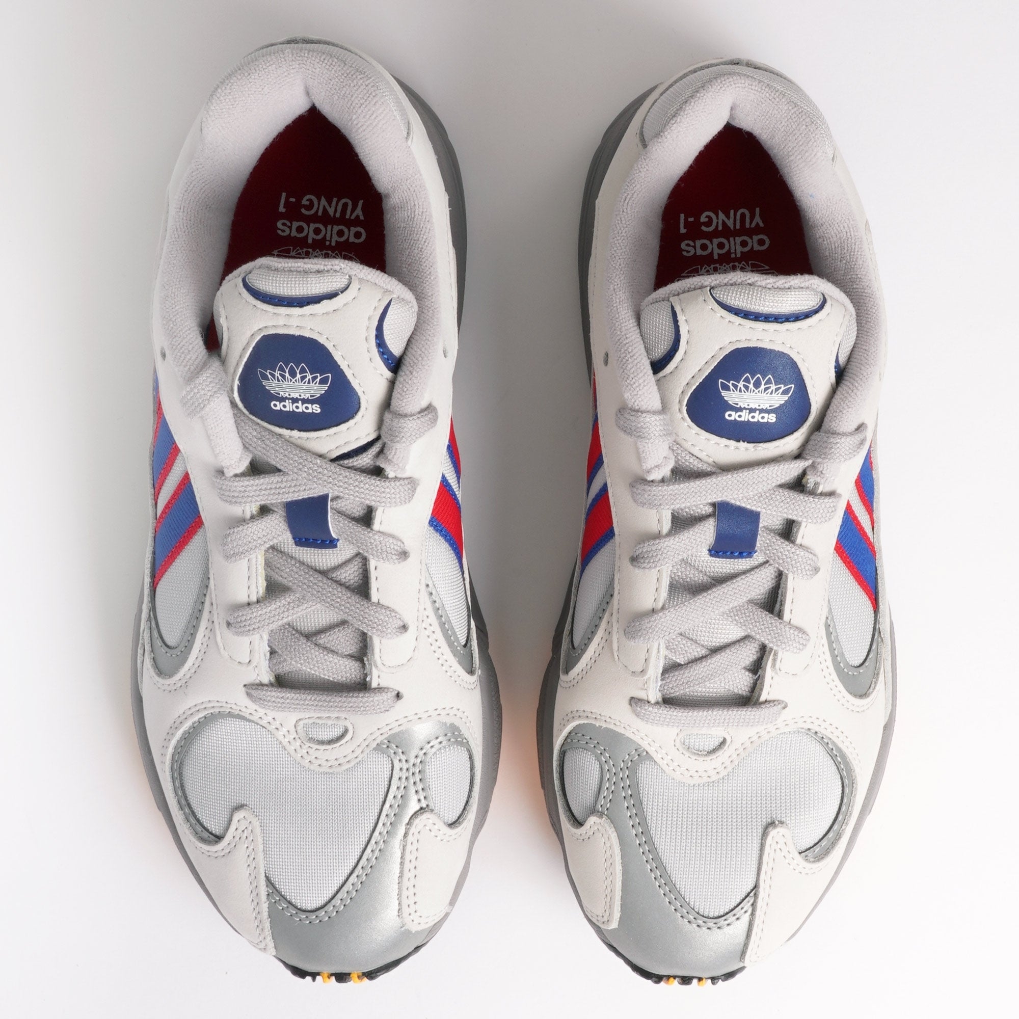 Adidas Originals Yung-1 - Grey Two, Collegiate Royal & Scarlet