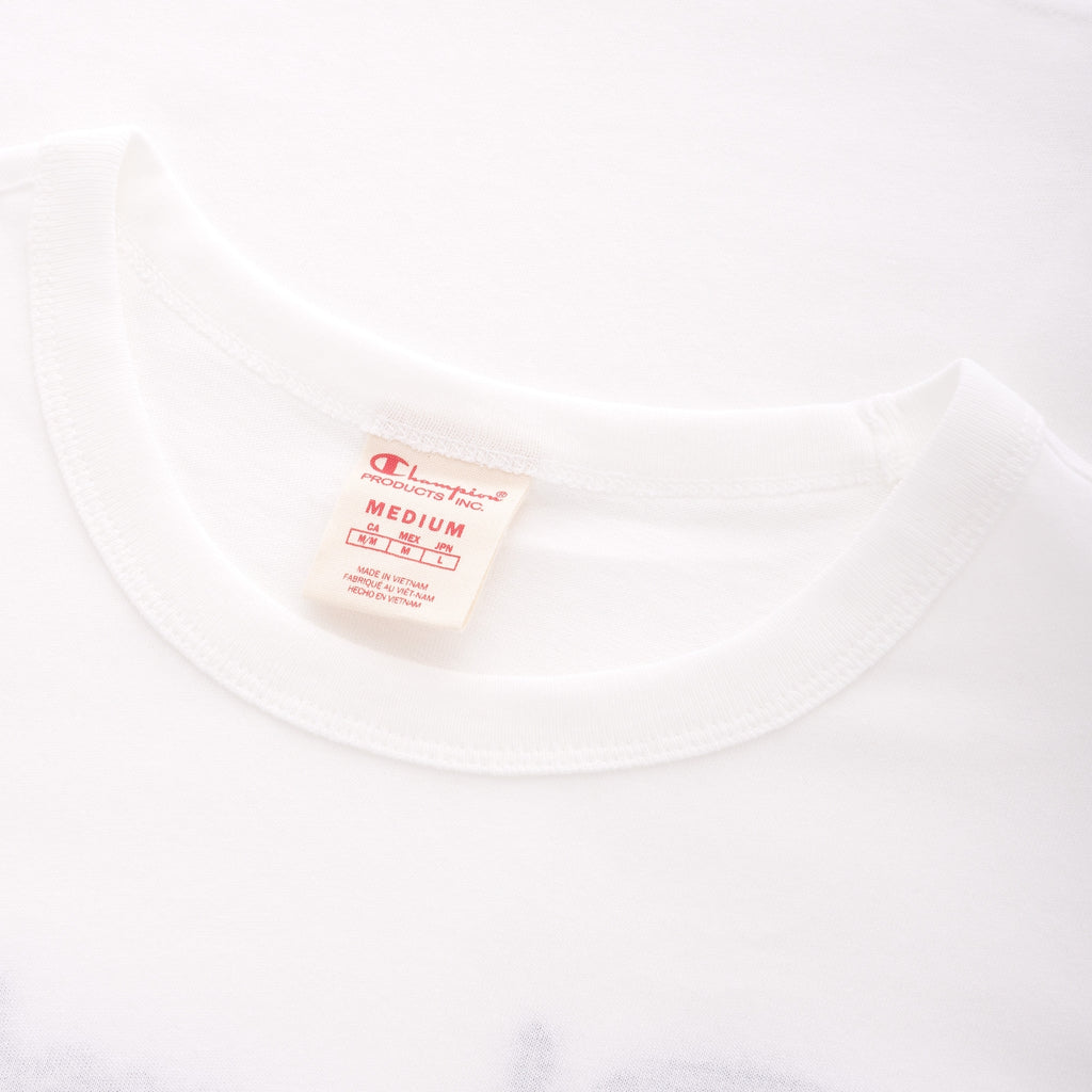 Champion Script Logo Back Crew Neck T-Shirt - White
