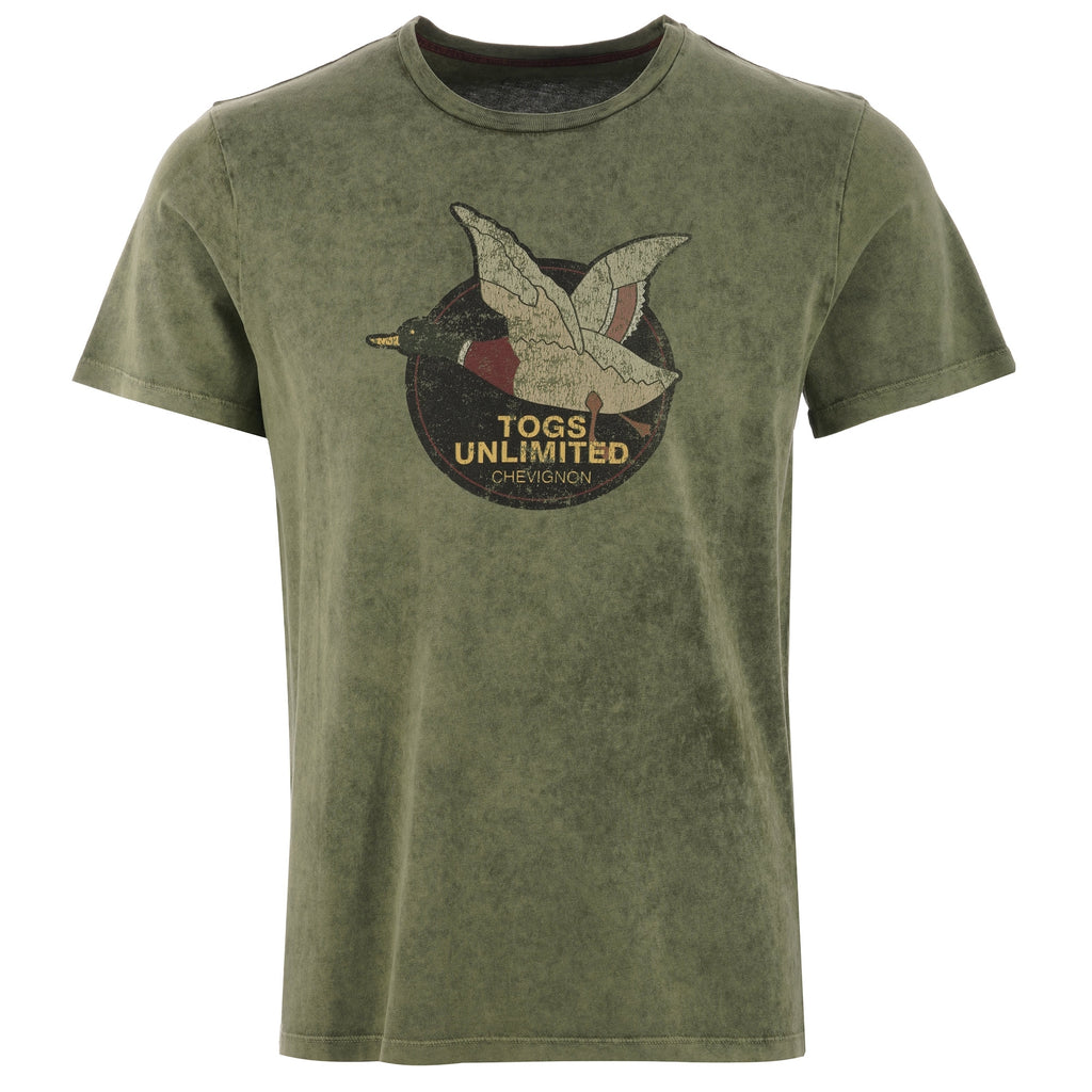 Chevignon Unlimited Vintage T-Shirt - Green Kaki