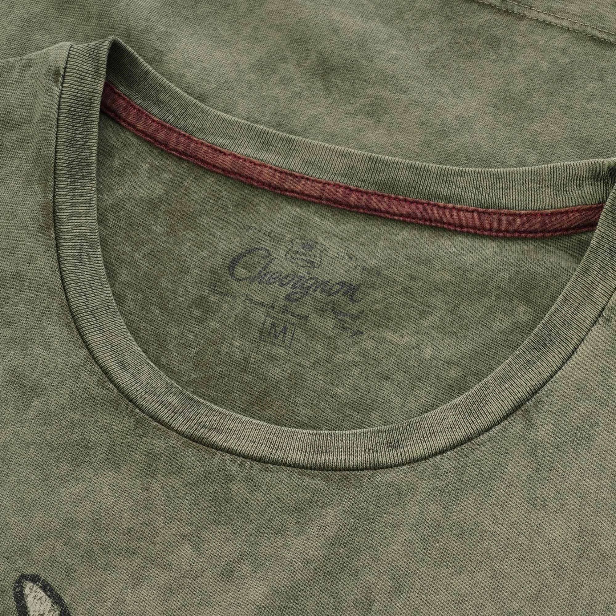 Chevignon Unlimited Vintage T-Shirt - Green Kaki